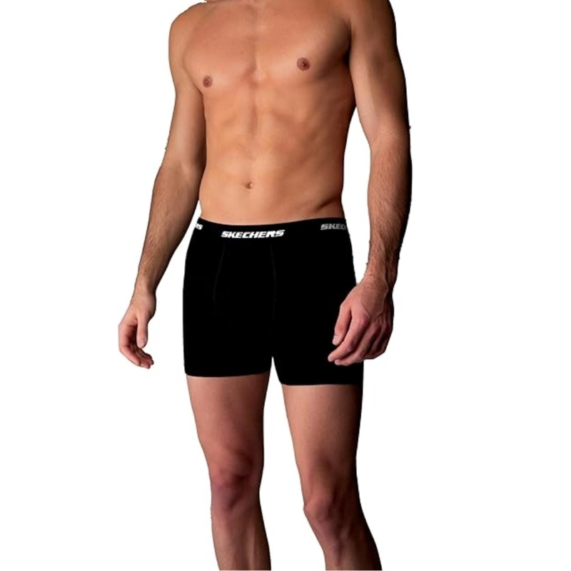 PACKX3 BOXER HOMBRE SKECHERS - NEGRO - 2
