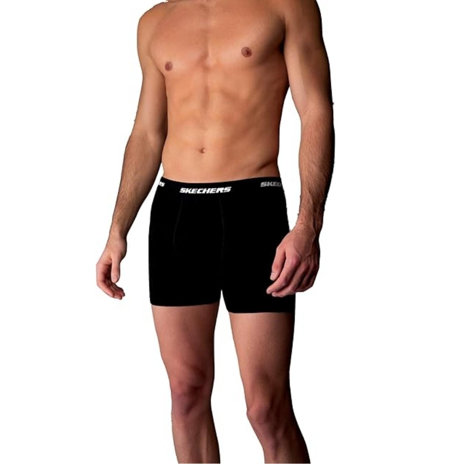 PACKX3 BOXER HOMBRE SKECHERS - NEGRO - 2
