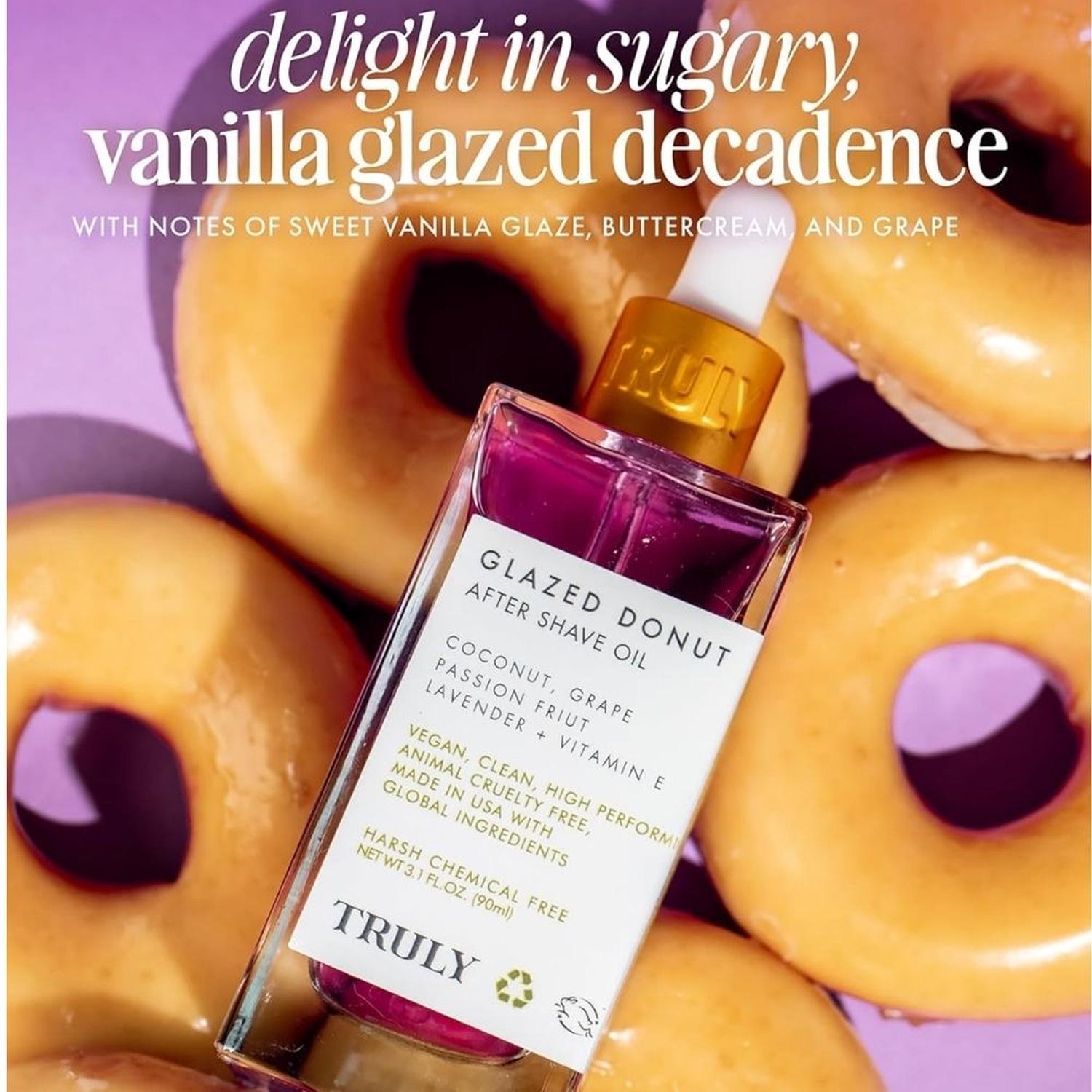 ACEITE PARA DESPUÉS DEL AFEITADO TRULY PREVIENE VELLO ENCARNADO GLAZED DONUT - 90 ML - 7