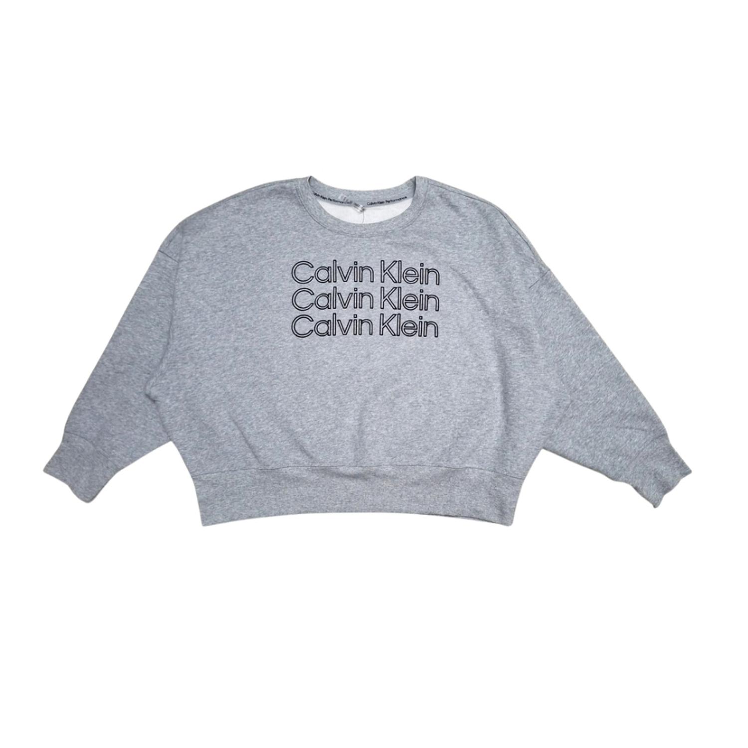 POLERA MUJER CALVIN KLEIN PERFORMANCE GRIS - 1