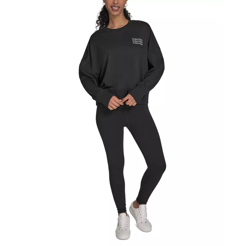 POLERA MUJER CALVIN KLEIN PERFORMANCE NEGRO - 2