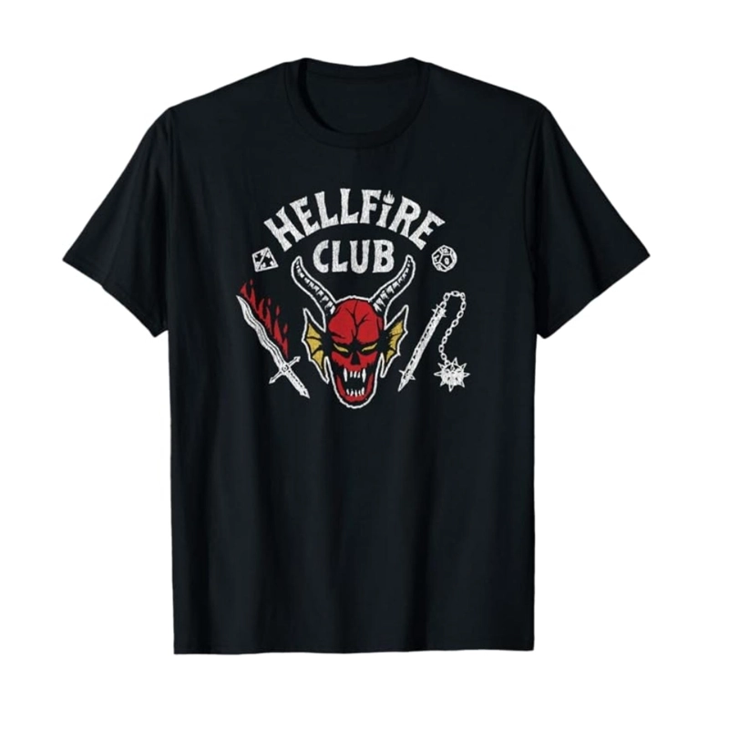 POLO MUJER STRANGER THINGS HELLFIRE CLUB - 1