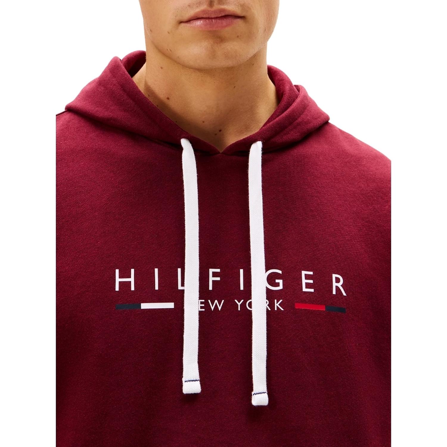 POLERA TOMMY HILFIGER FRENCH TERRY - GUINDA - 2