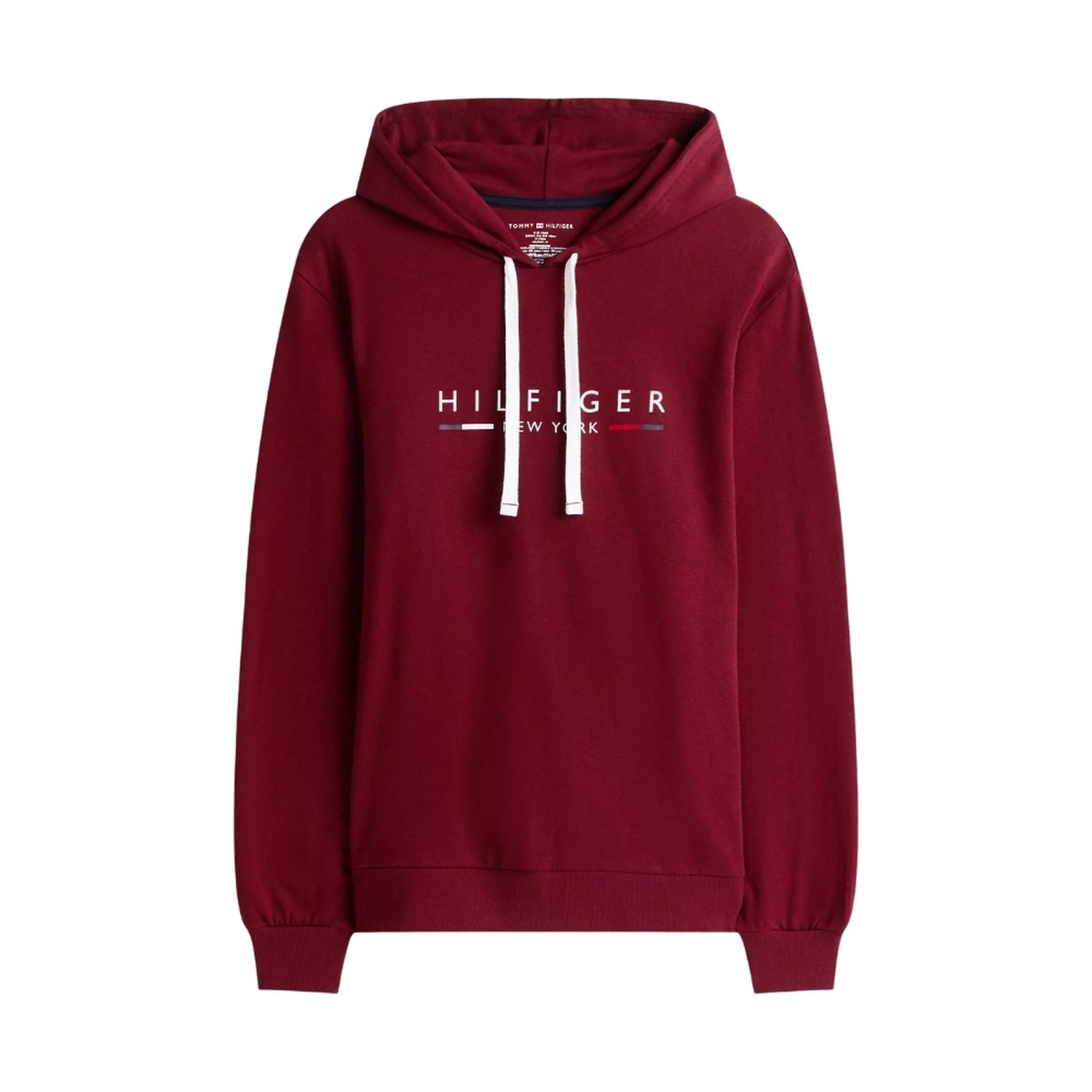 POLERA TOMMY HILFIGER FRENCH TERRY - GUINDA - 4