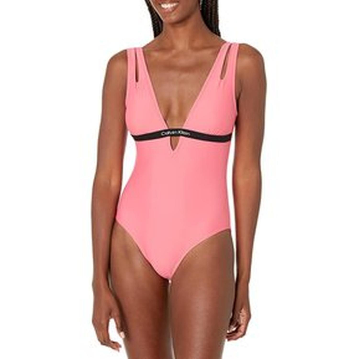 ROPA DE BAÑO CALVIN KLEIN COLOR ENERGY - ROSA - 1