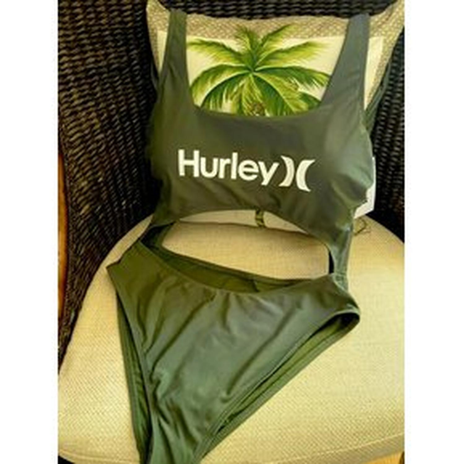 ROPA DE BAÑO MONOKINI HURLEY UNA PIEZA MUJER VERDE - 1