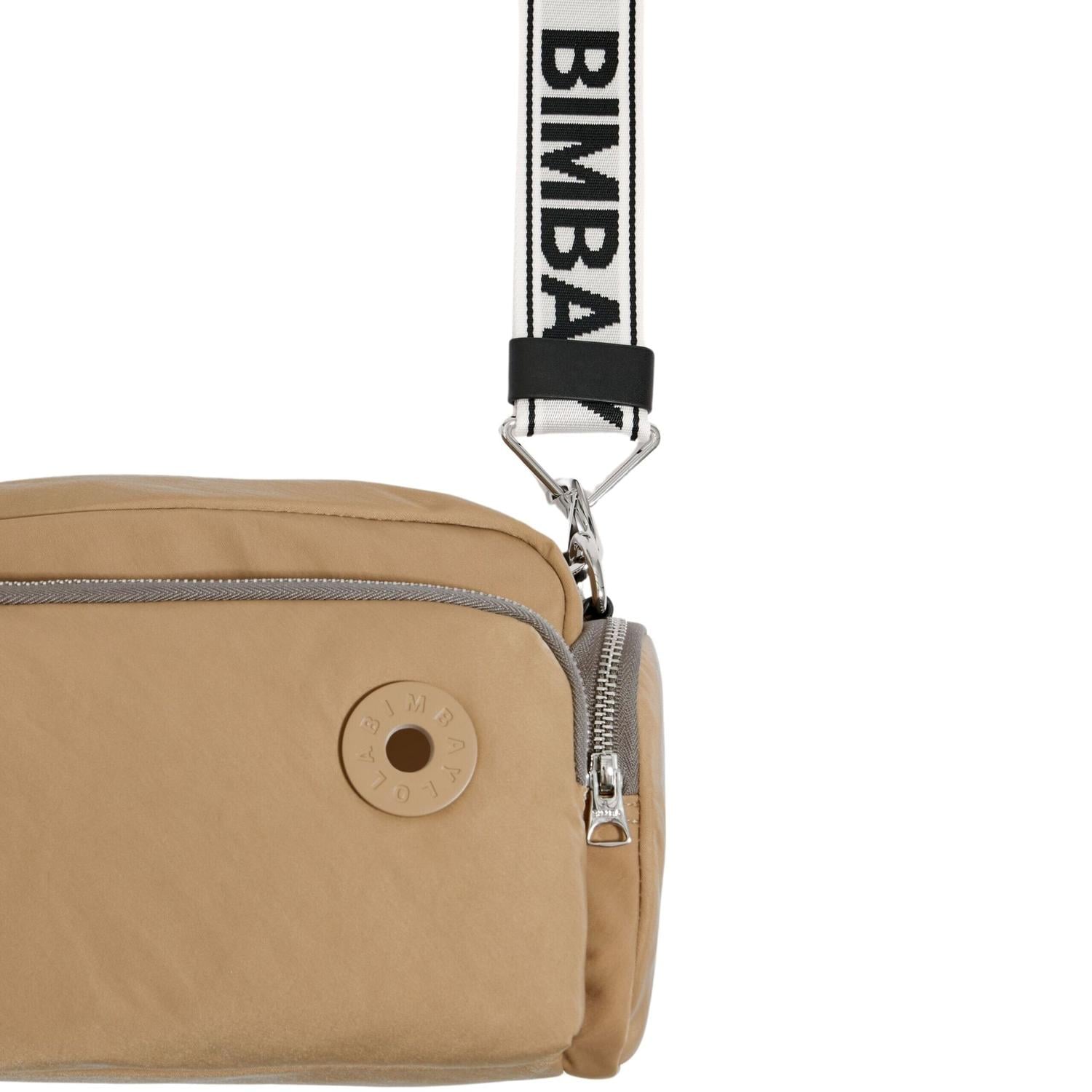 BOLSO BANDOLERA BIMBA Y LOLA DOBLE CIERRE - BEIGE - 3