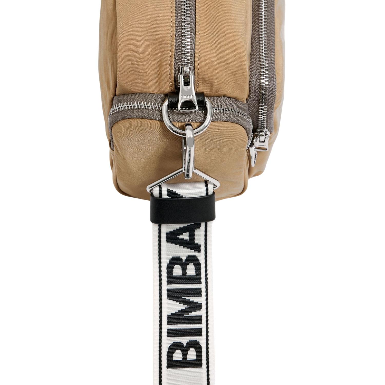 BOLSO BANDOLERA BIMBA Y LOLA DOBLE CIERRE - BEIGE - 5