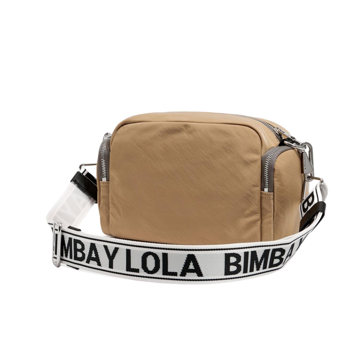 BOLSO BANDOLERA BIMBA Y LOLA DOBLE CIERRE - BEIGE - 6