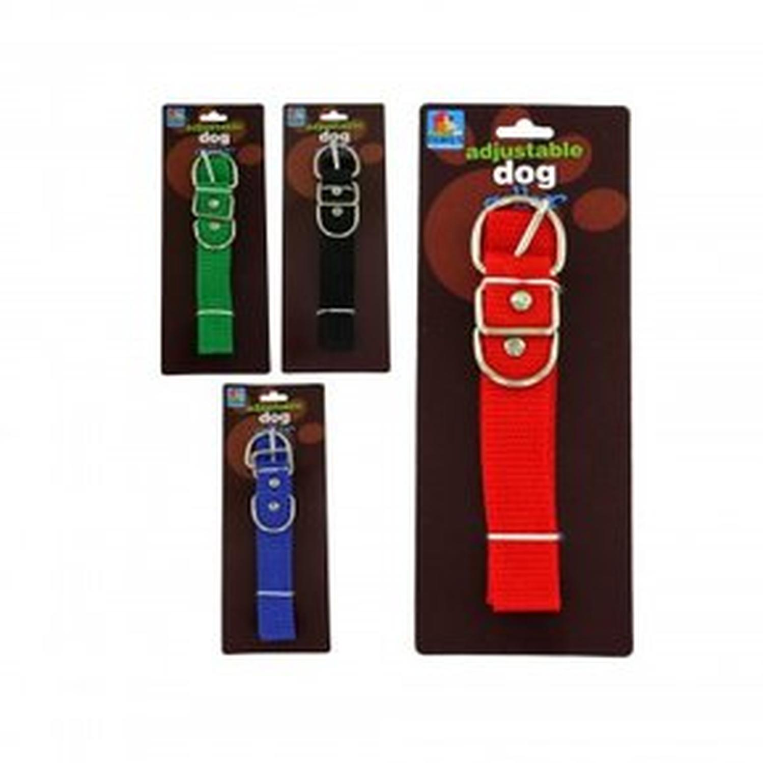 PACKX2 COLLAR PARA PERRO AJUSTABLE DE NYLON TEJIDA - 1