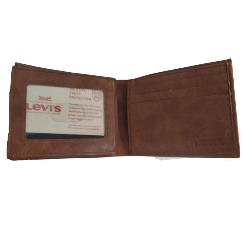 BILLETERA BIFOLD LEVIS PARA HOMBRE - MARRON - 3