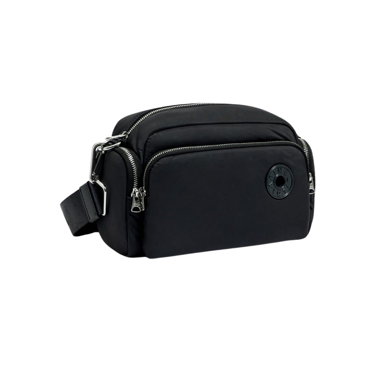 BOLSO BANDOLERA BIMBA Y LOLA DOBLE CIERRE - NEGRO - 1