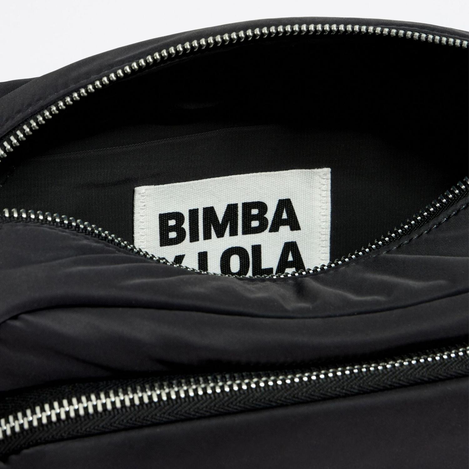 BOLSO BANDOLERA BIMBA Y LOLA DOBLE CIERRE - NEGRO - 4