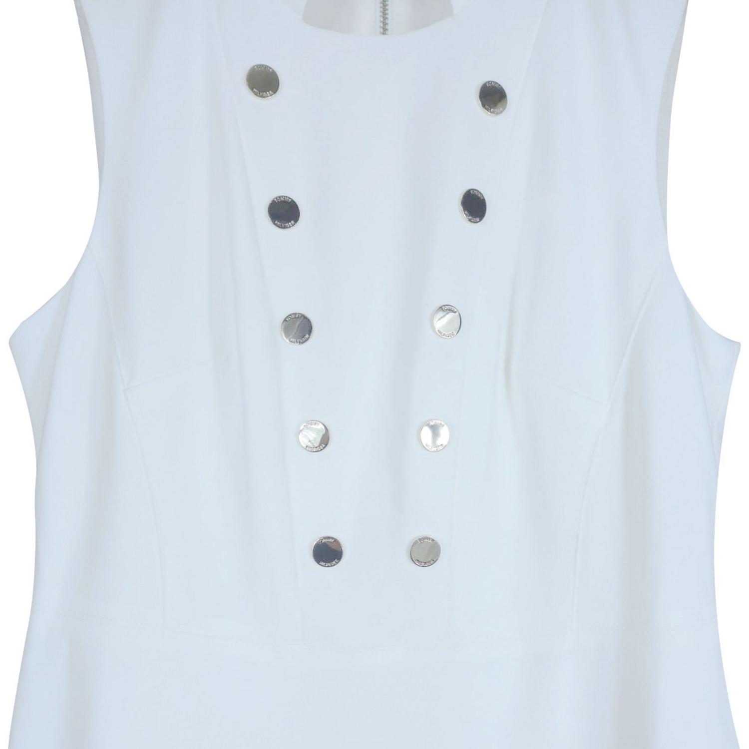 VESTIDO TOMMY HILGIFER BOTTOMS BLANCO - 2