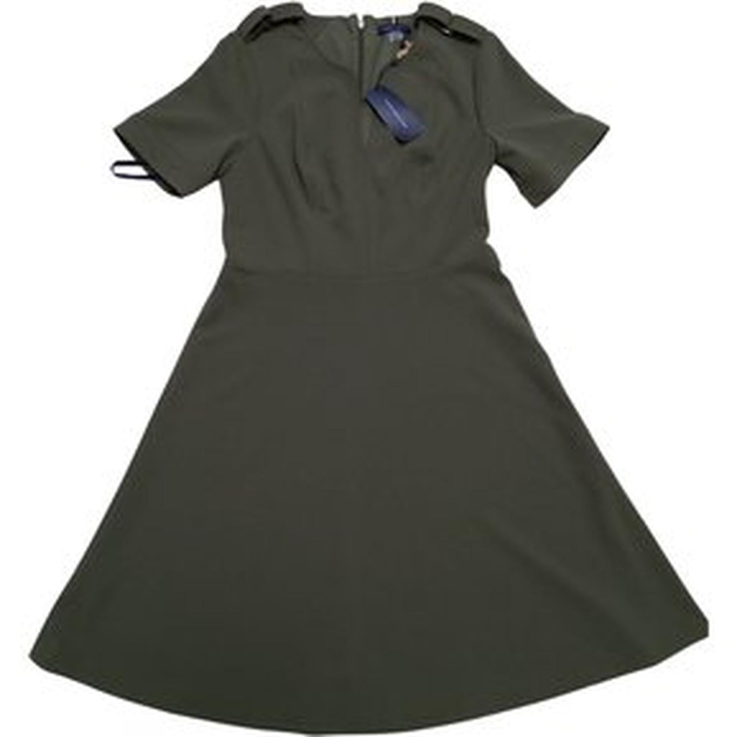 VESTIDO MUJER TOMMY HILFIGER COCKTAIL - VERDE OLIVO - 1