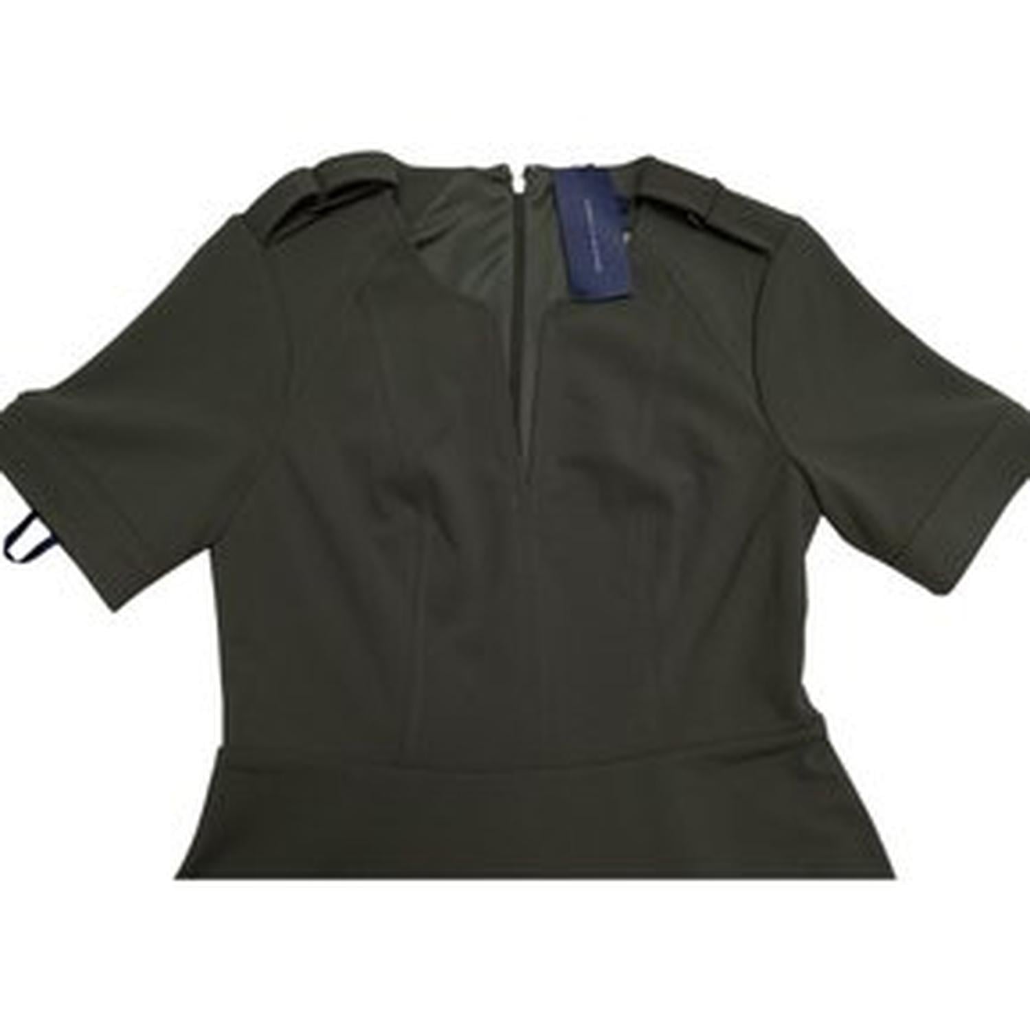 VESTIDO MUJER TOMMY HILFIGER COCKTAIL - VERDE OLIVO - 2