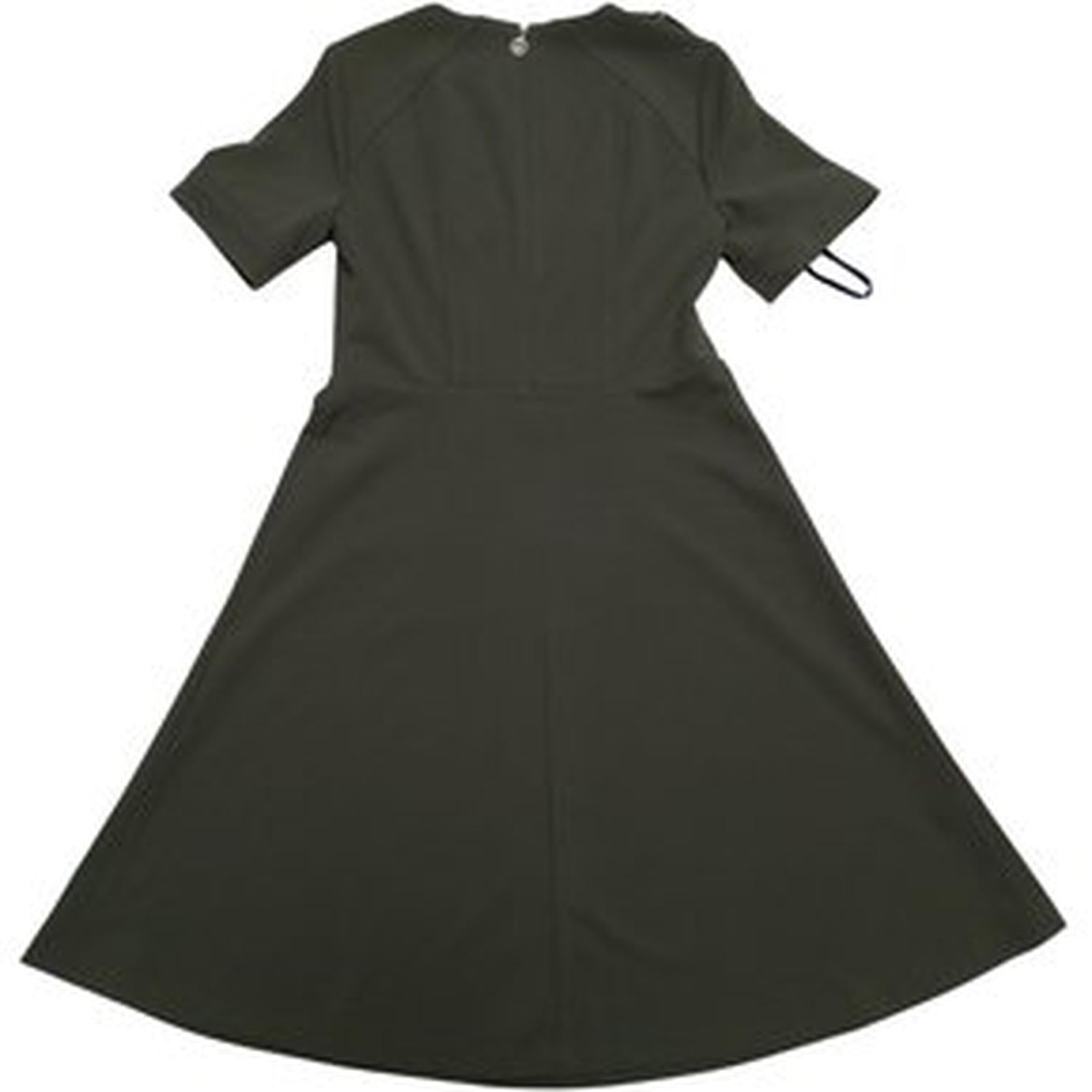 VESTIDO MUJER TOMMY HILFIGER COCKTAIL - VERDE OLIVO - 3