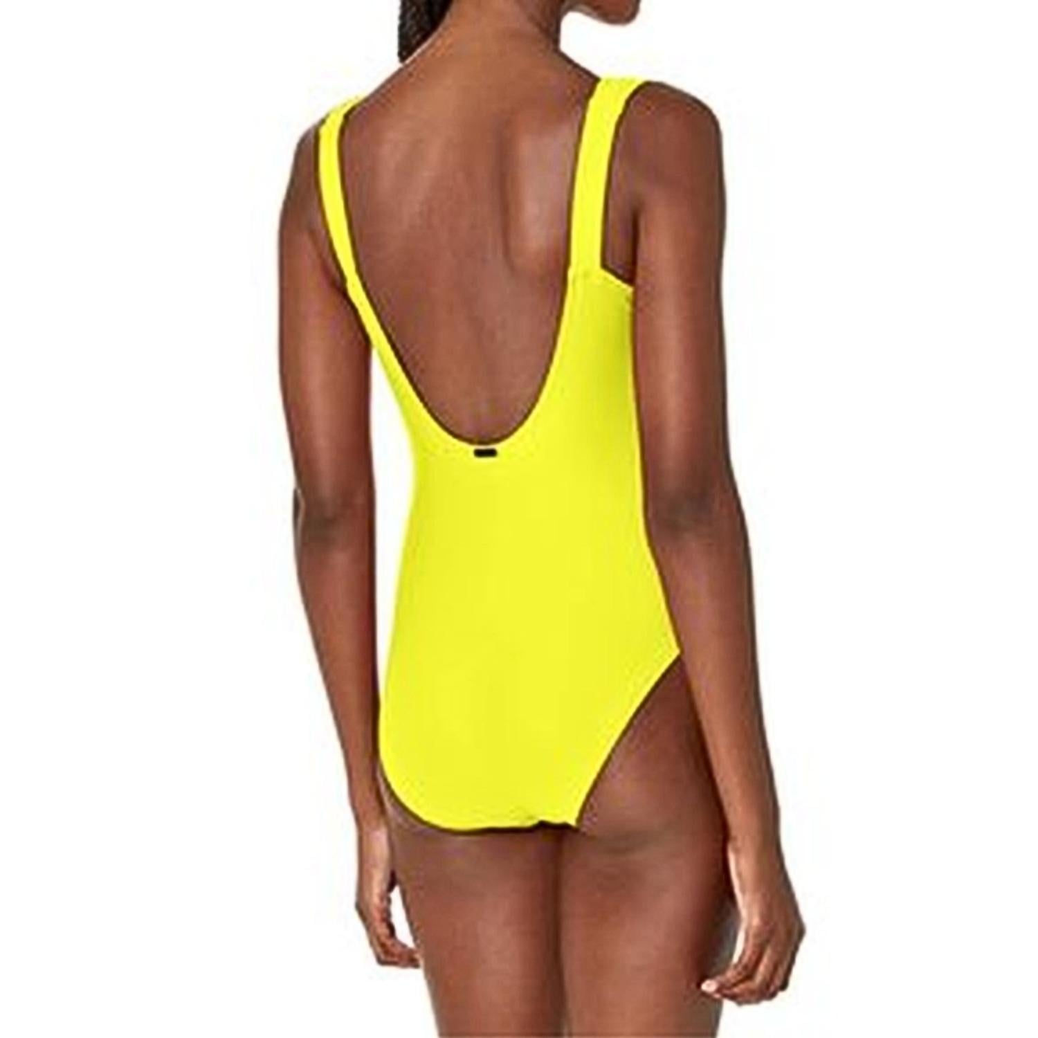 ROPA DE BAÑO CALVIN KLEIN COLOR LIGHT - AMARILLO NEON - 2