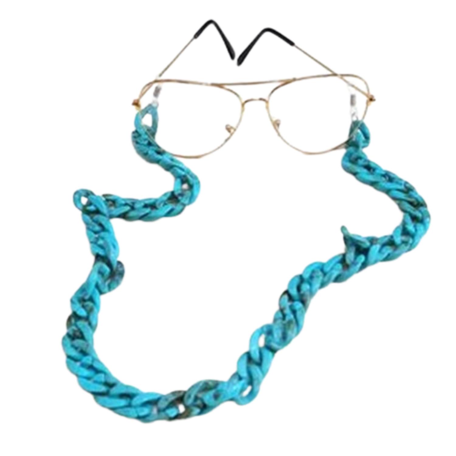 HOLDERS PARA LENTES DE MUJER COLOR TURQUESA - 1