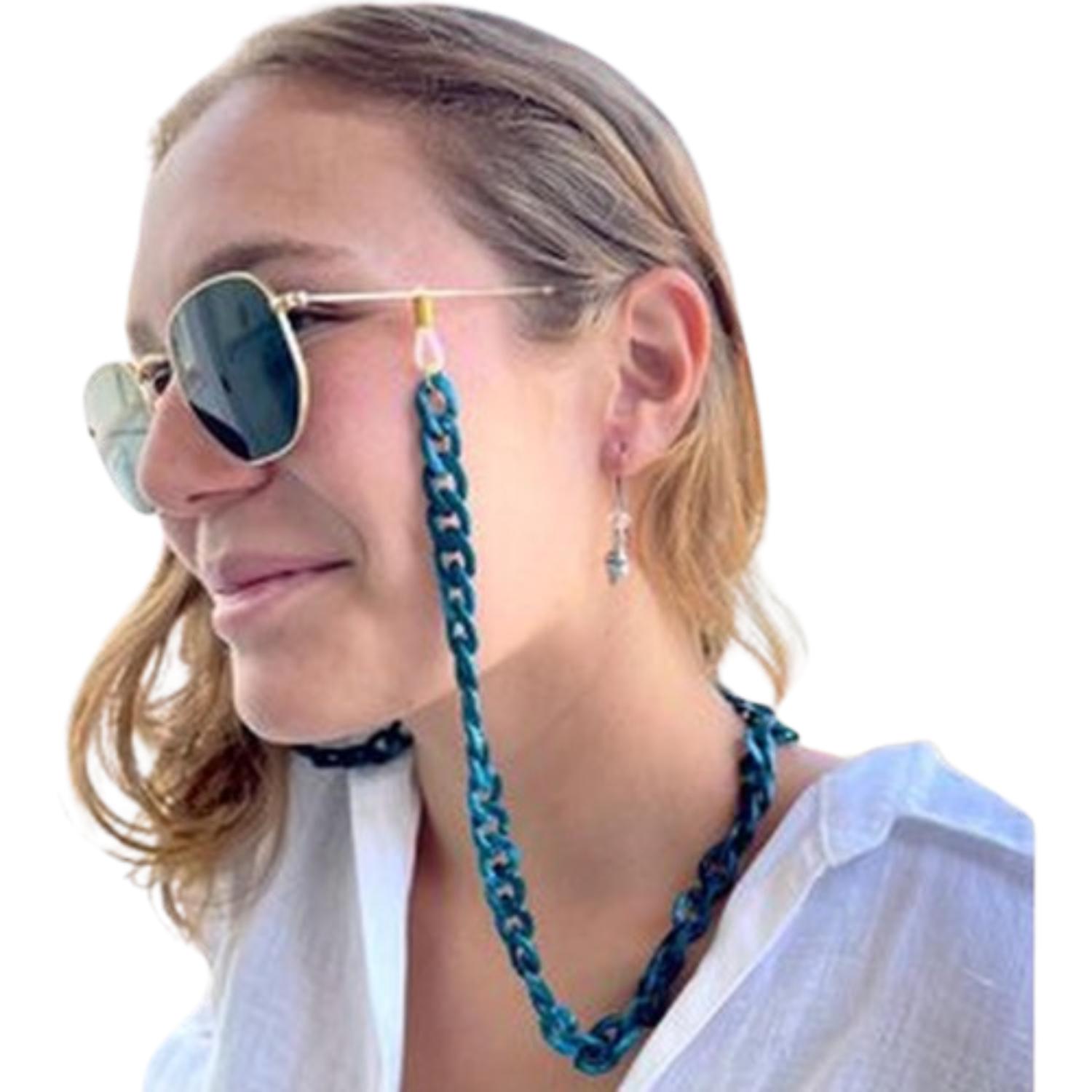 HOLDERS PARA LENTES DE MUJER COLOR TURQUESA - 3