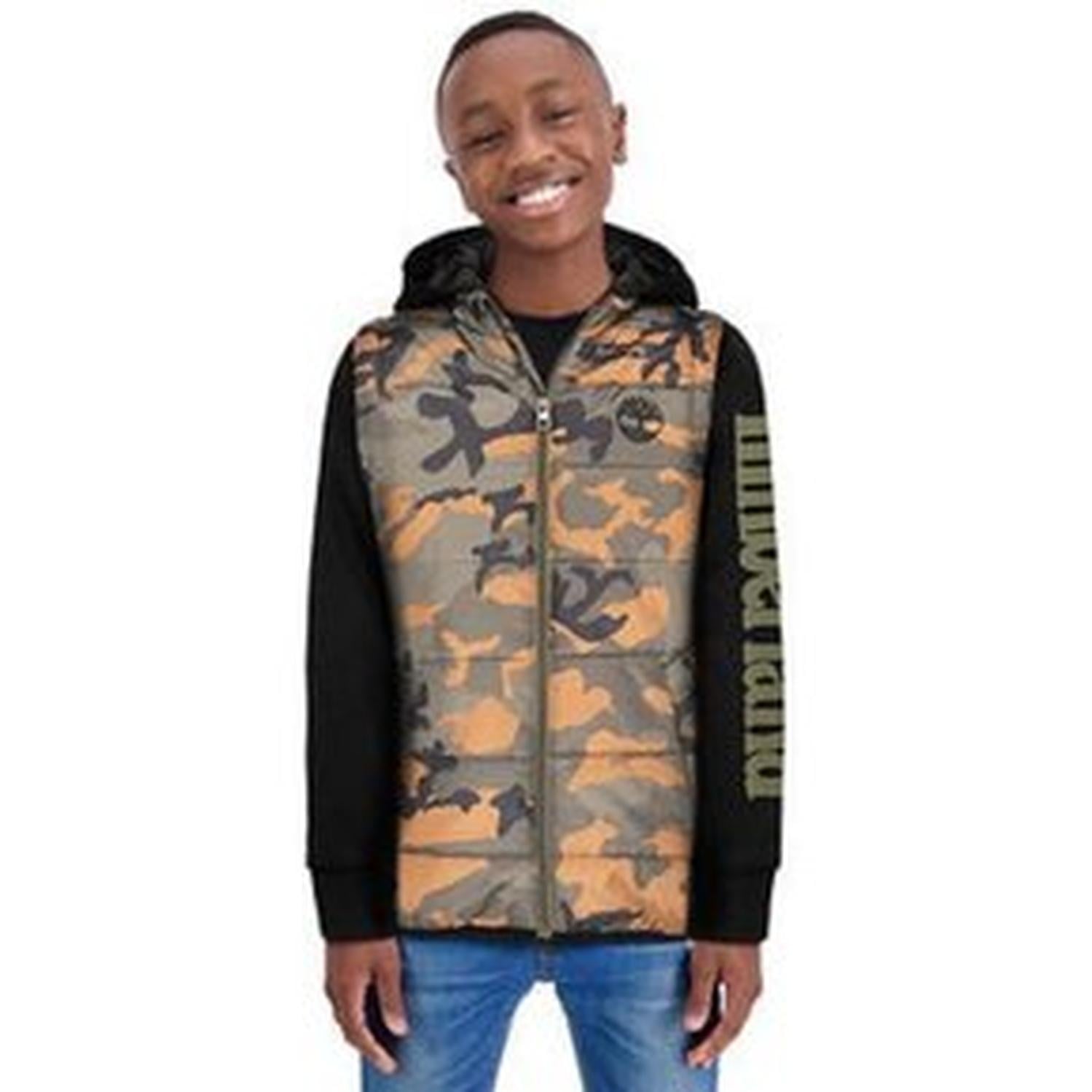 CASACA TIMBERLAND PARA NIÑO - NEGRA TAMAÑO M - 1
