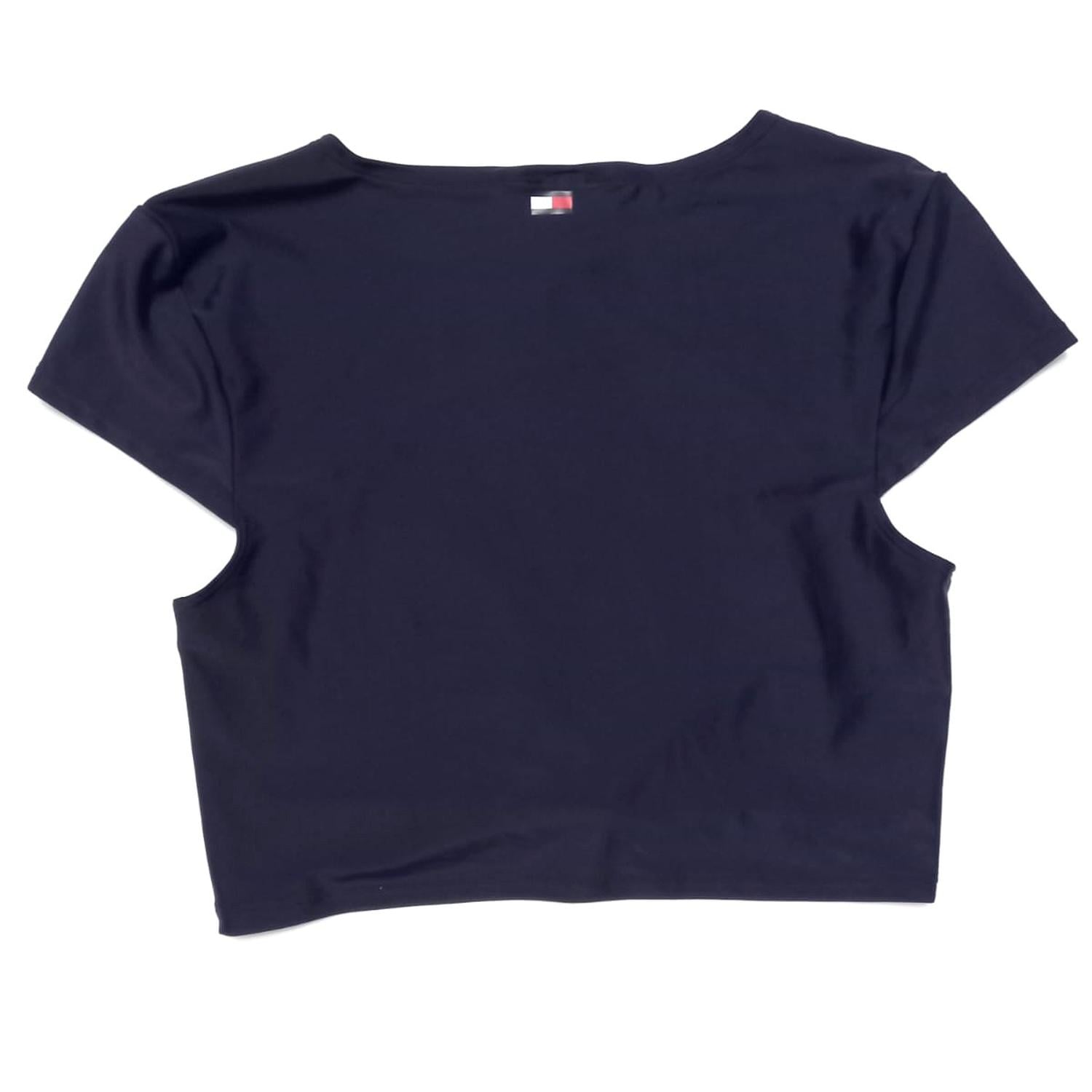 CROP TOP PLAYERO DE LICRA TOMMY HILFIGER PARA MUJER - AZUL - 2