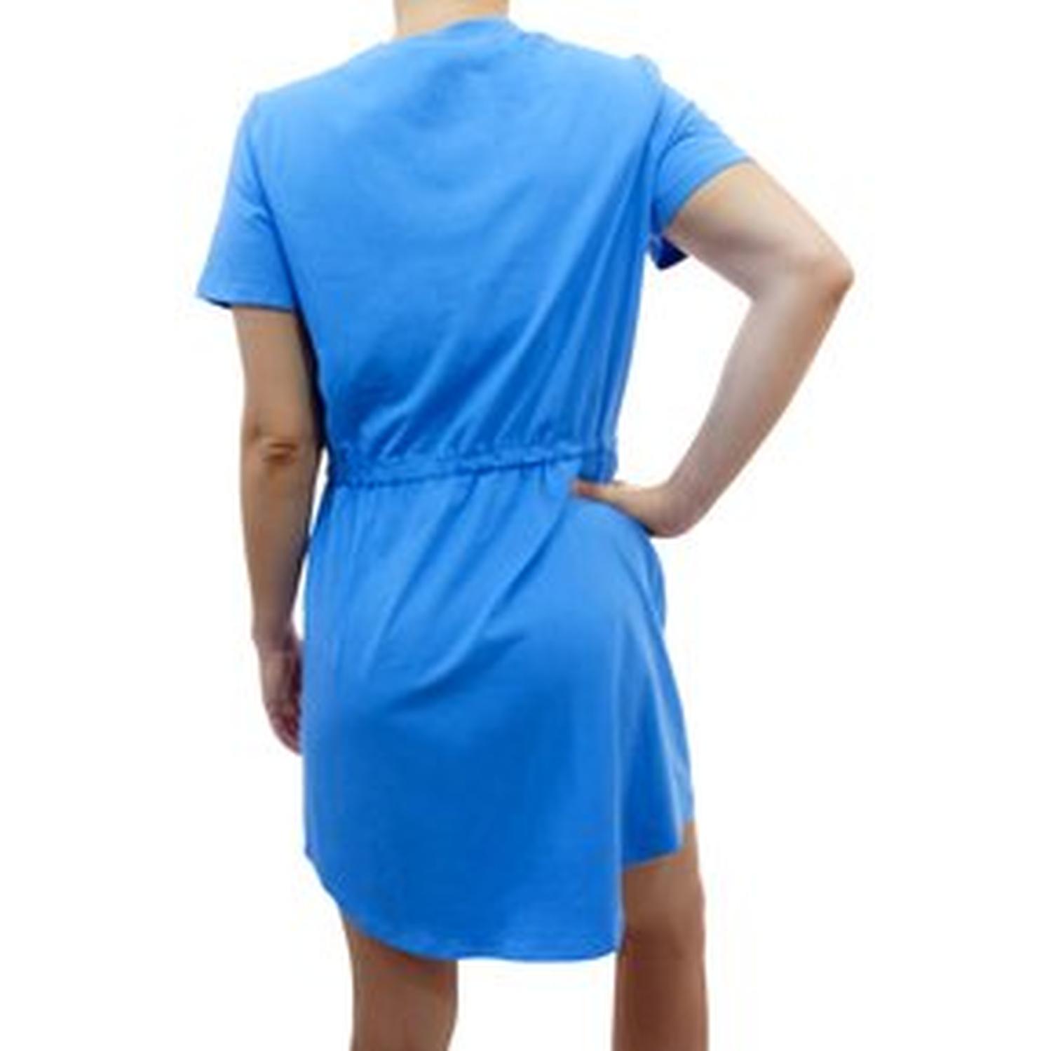 VESTIDO TOMMY HILFIGER CON CORDON - CELESTE - 3