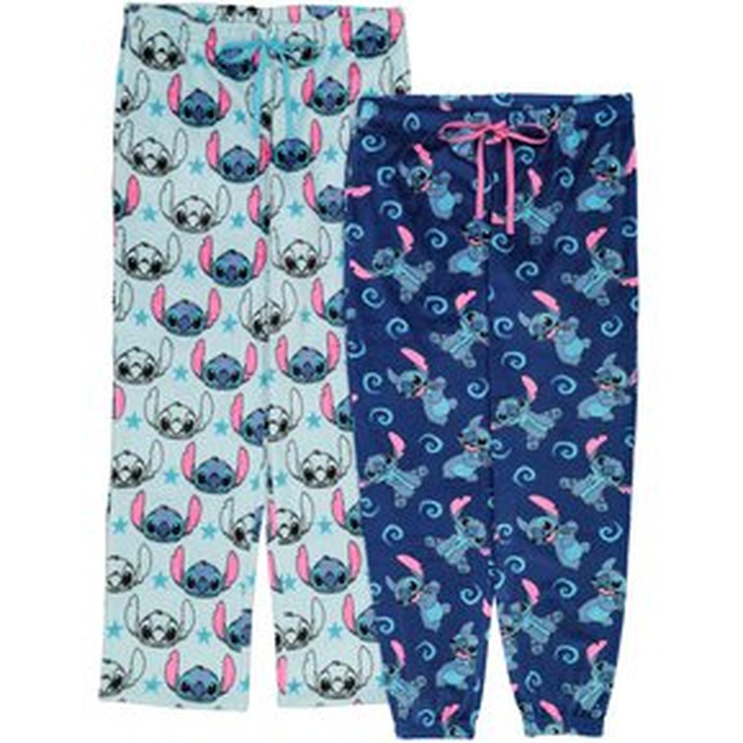 PACKX2 PANTALONES DE DORMIR SUAVES MUJER DISNEY STITCH - 1