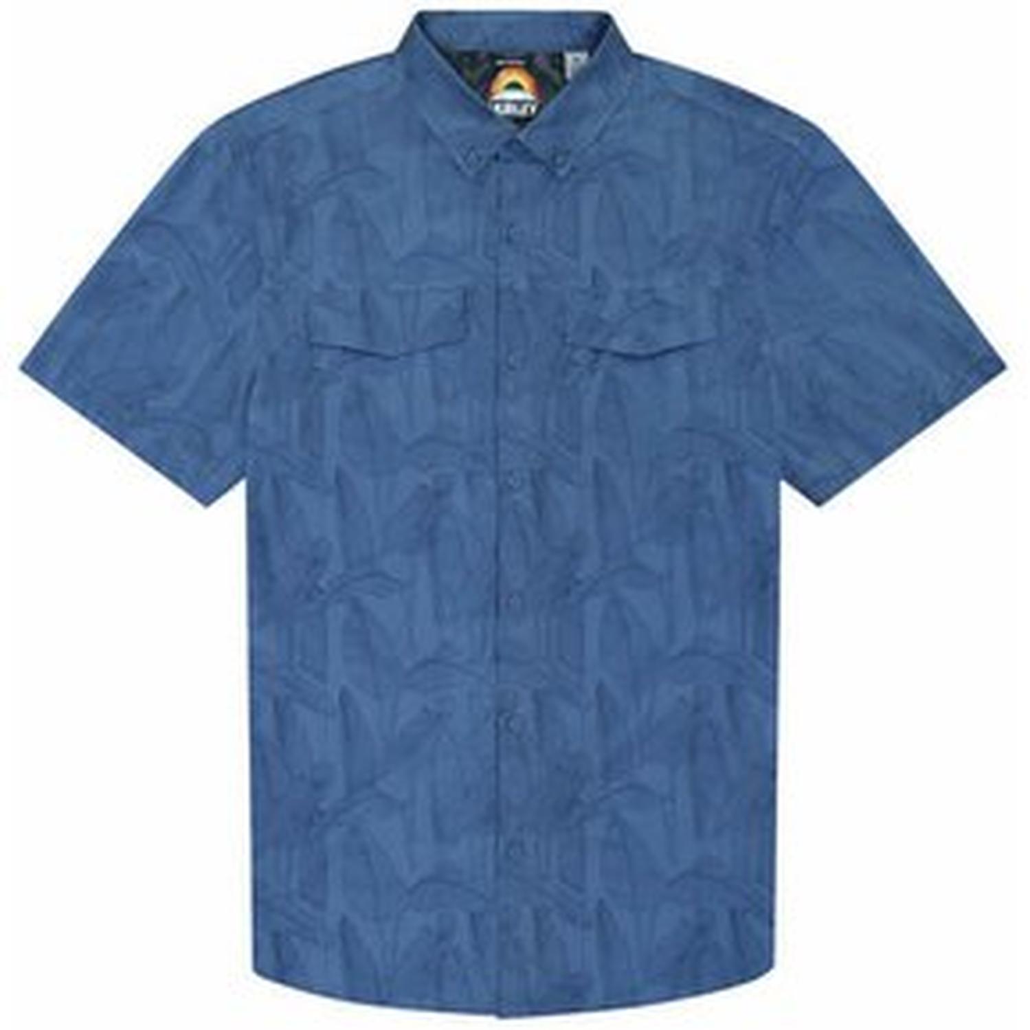 CAMISA MANGA CORTA HOMBRE HURLEY - AZUL - 1
