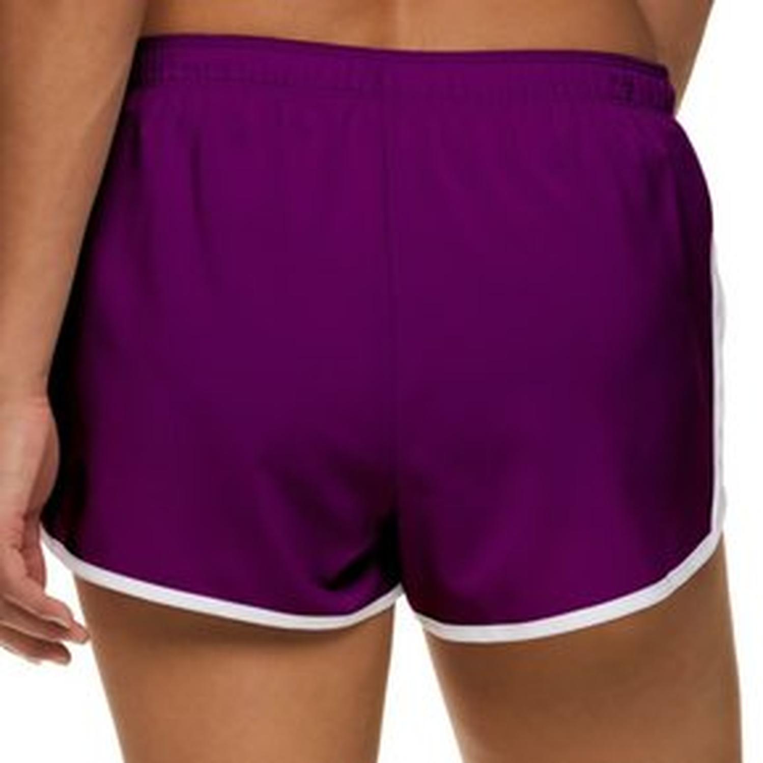 SHORT RUNNING REEBOK MORADO - 4