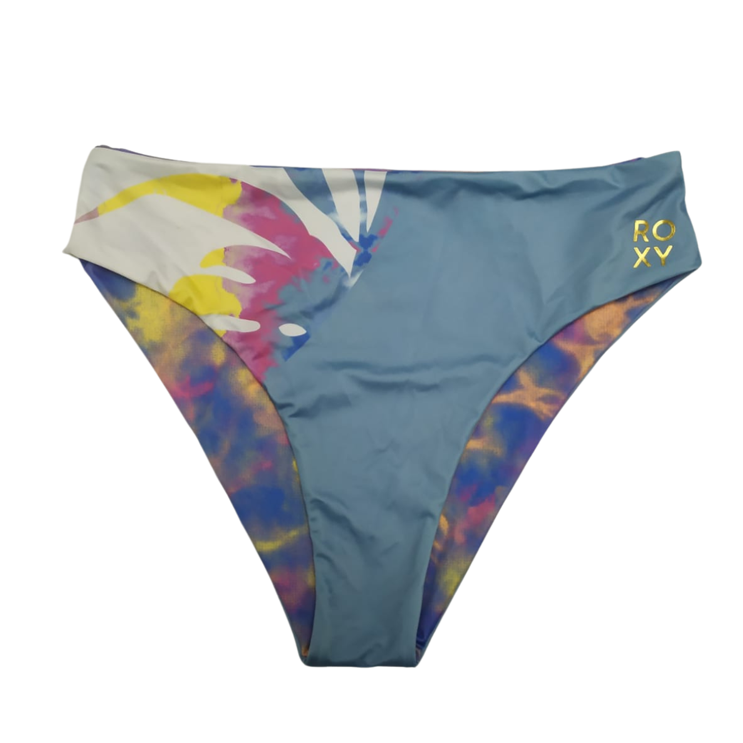BIKINI CALZON ROXY REVERSIBLE MIDWAIST - CELESTE - 1