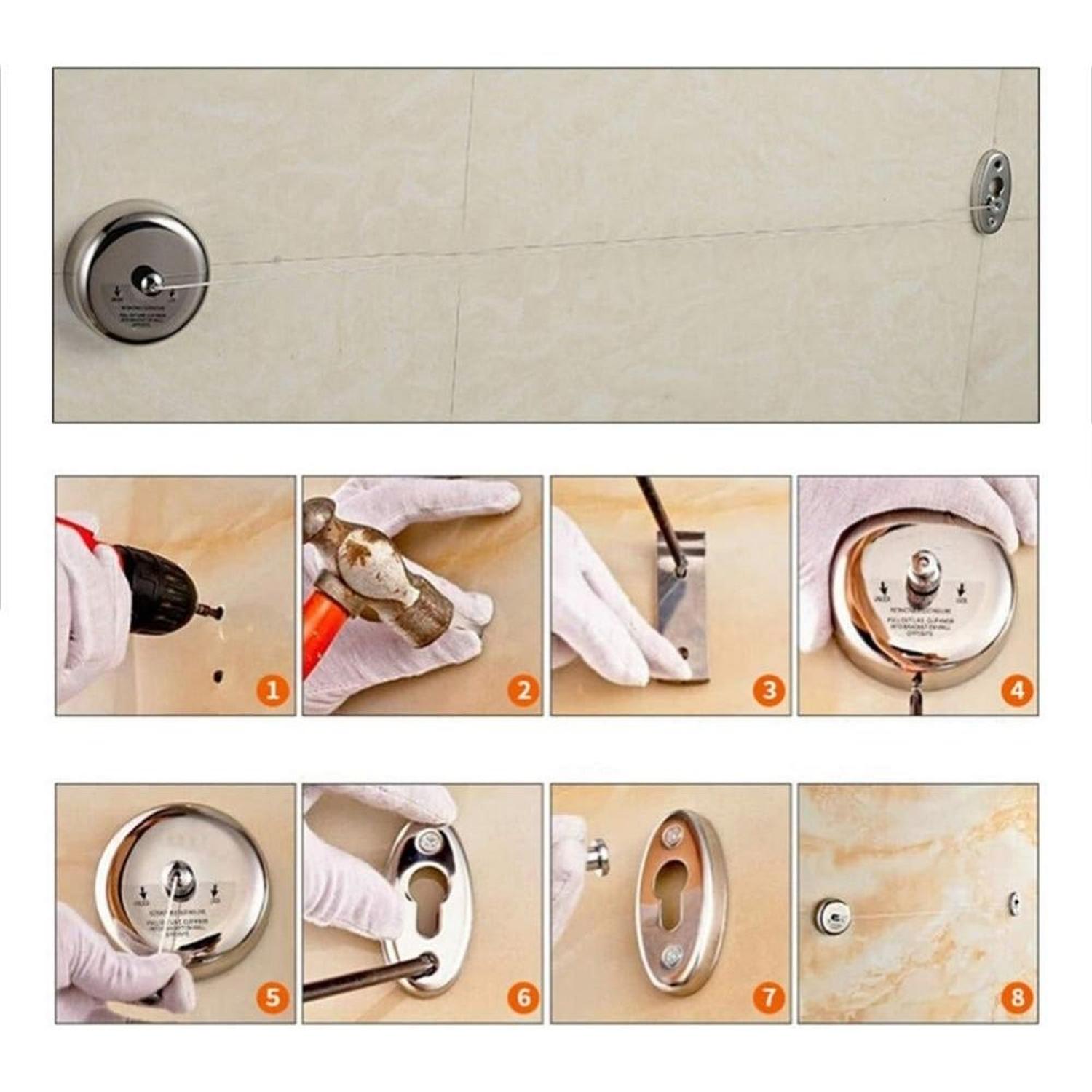 COLGADOR RETRÁCTILES DE ACERO INOXIDABLE 304 - 6