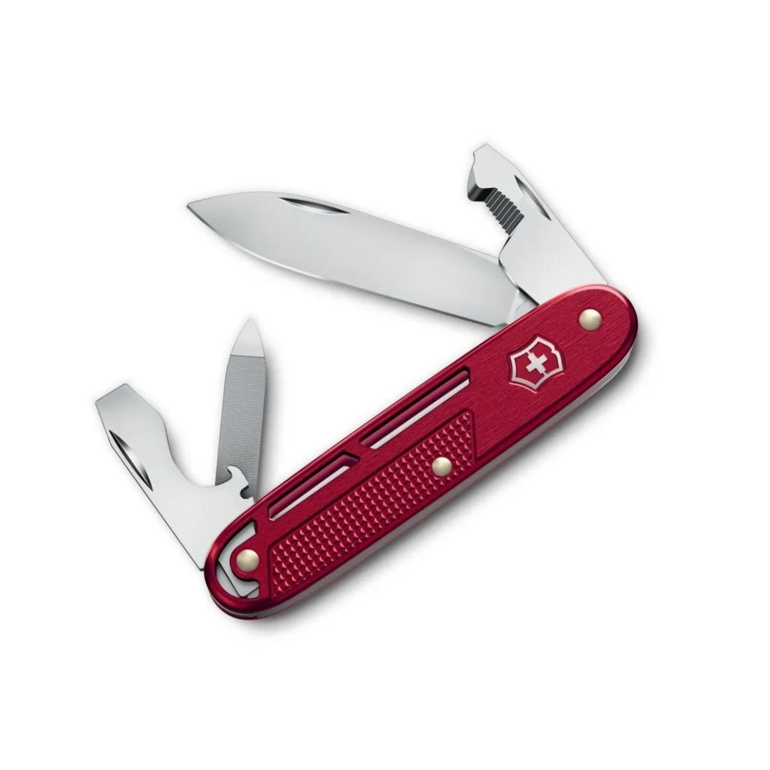 NAVAJA VICTORINOX SYNERGY ALOX ROJO - 1