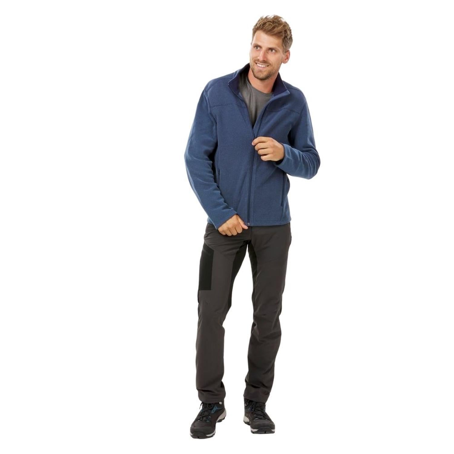 CASACA HOMBRE POLAR QUECHUA MH120 SENDERISMO - AZUL - 2