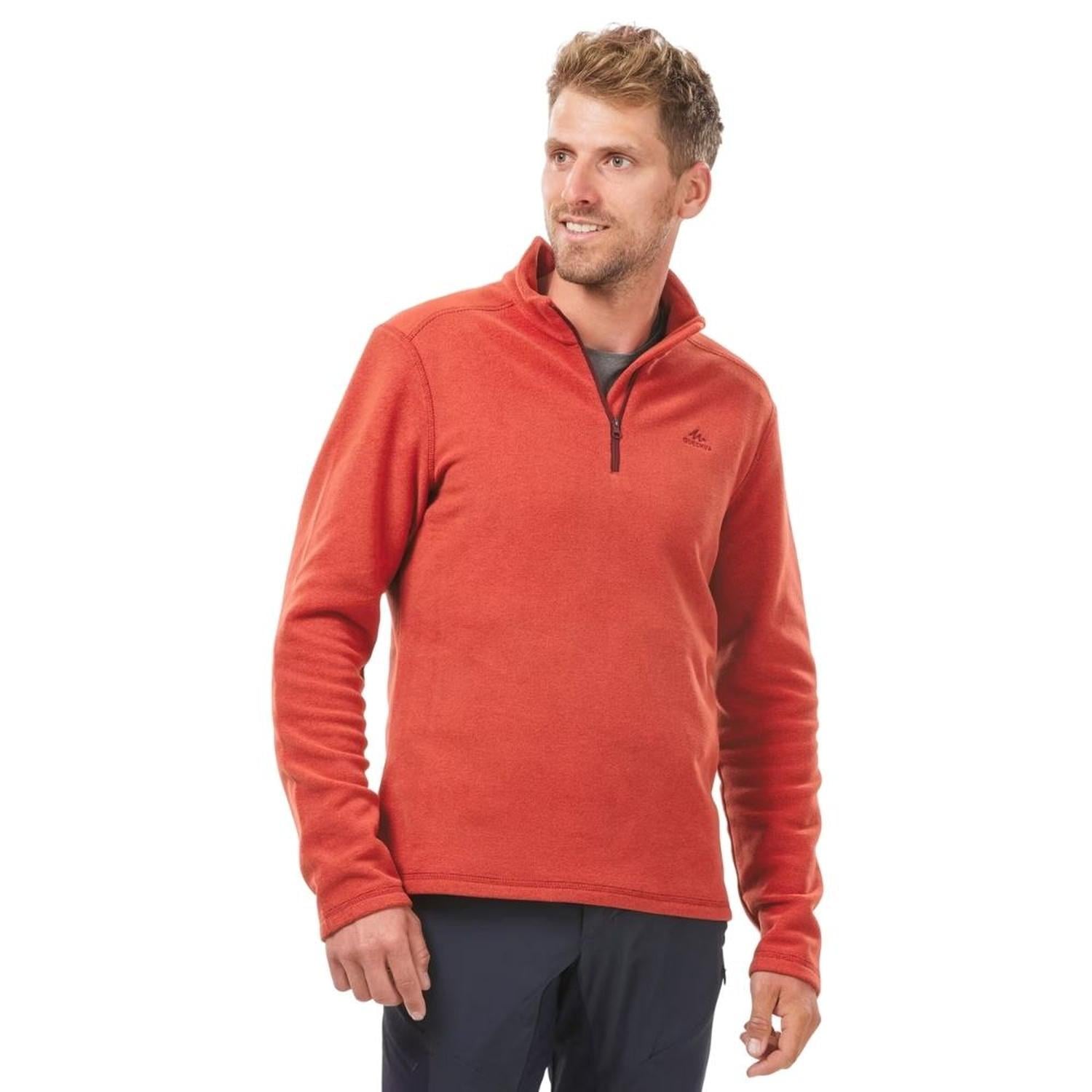 POLAR SENDERISMO HOMBRE QUECHUA MH100 - NARANJA - 1