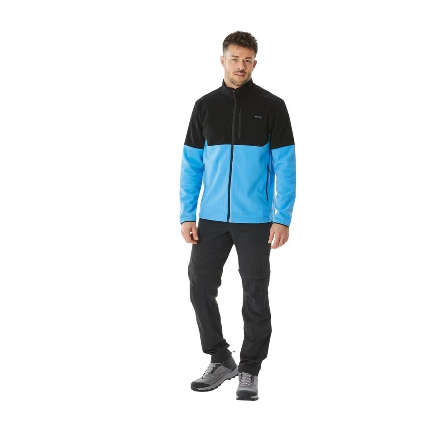 CASACA HOMBRE POLAR QUECHUA MH500 - CELESTE/NEGRO - 2