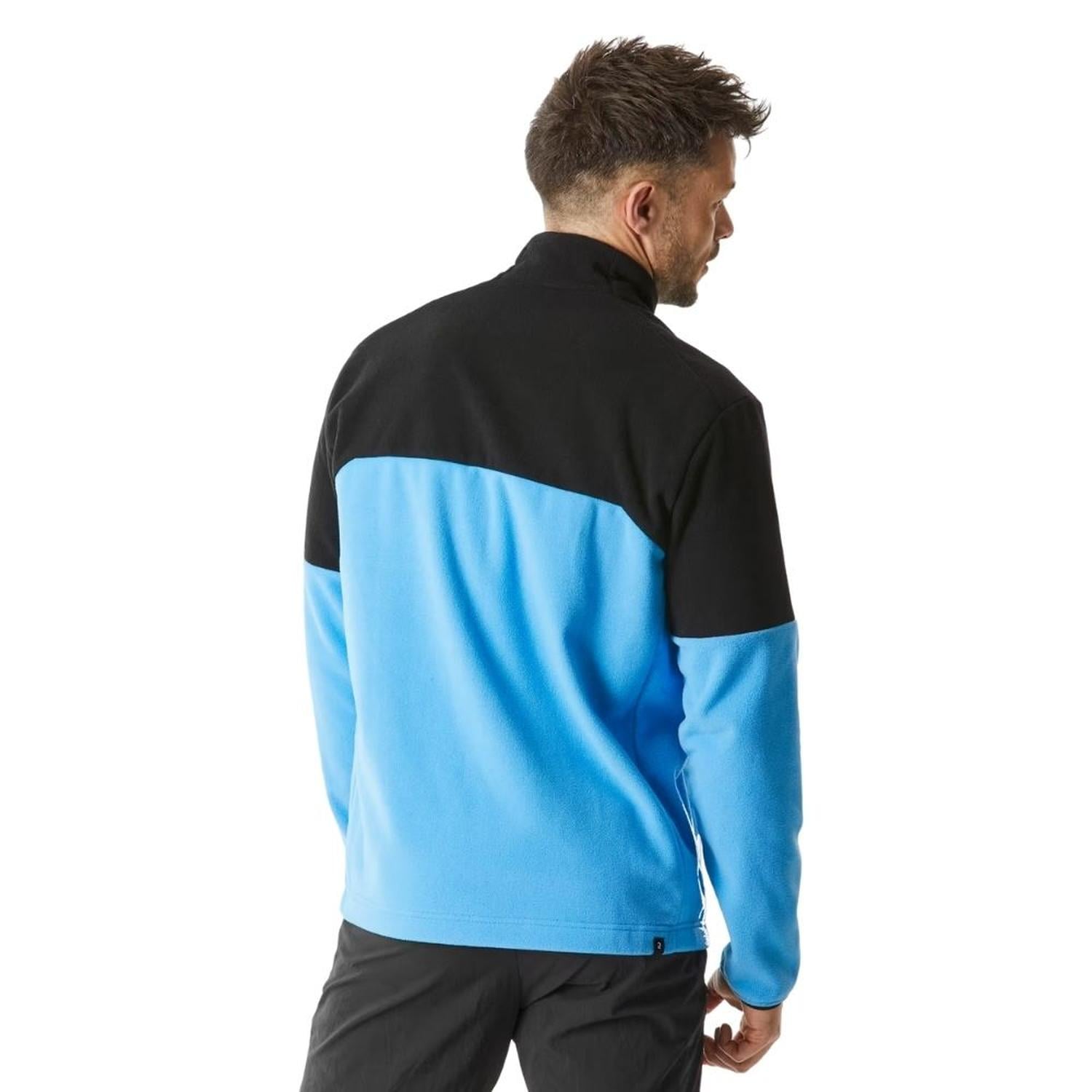 CASACA HOMBRE POLAR QUECHUA MH500 - CELESTE/NEGRO - 3