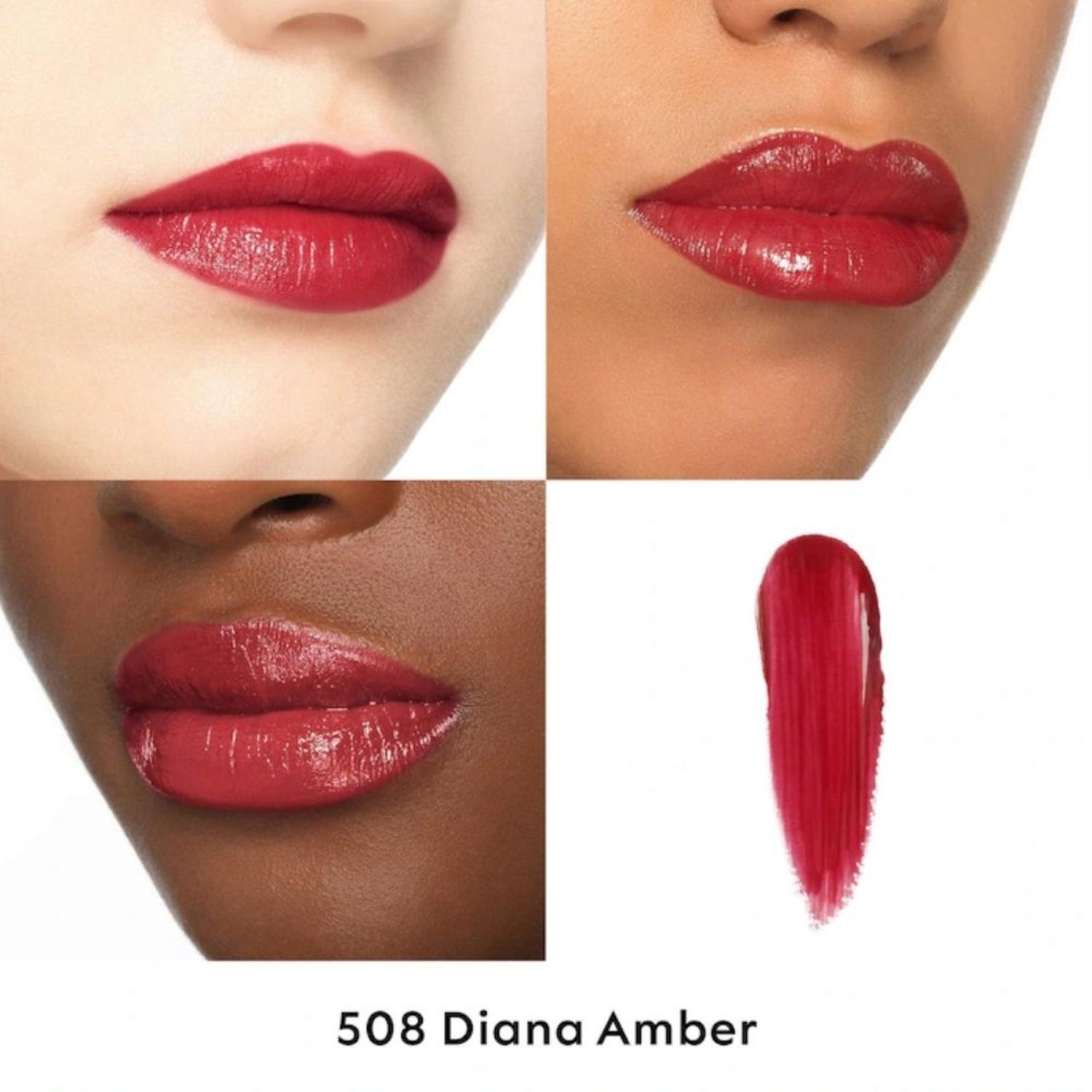 LABIAL GUCCI GLOW Y CARE SHINE - 508 DIANA AMBER - 2