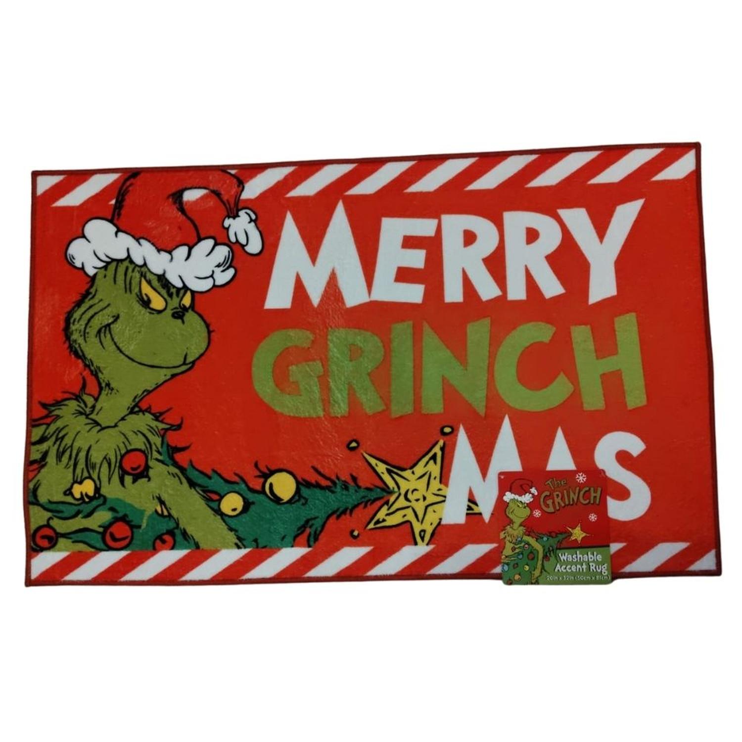 TAPETE O ALFOMBRA NAVIDEÑA THE GRINCH 50X81CM - 1