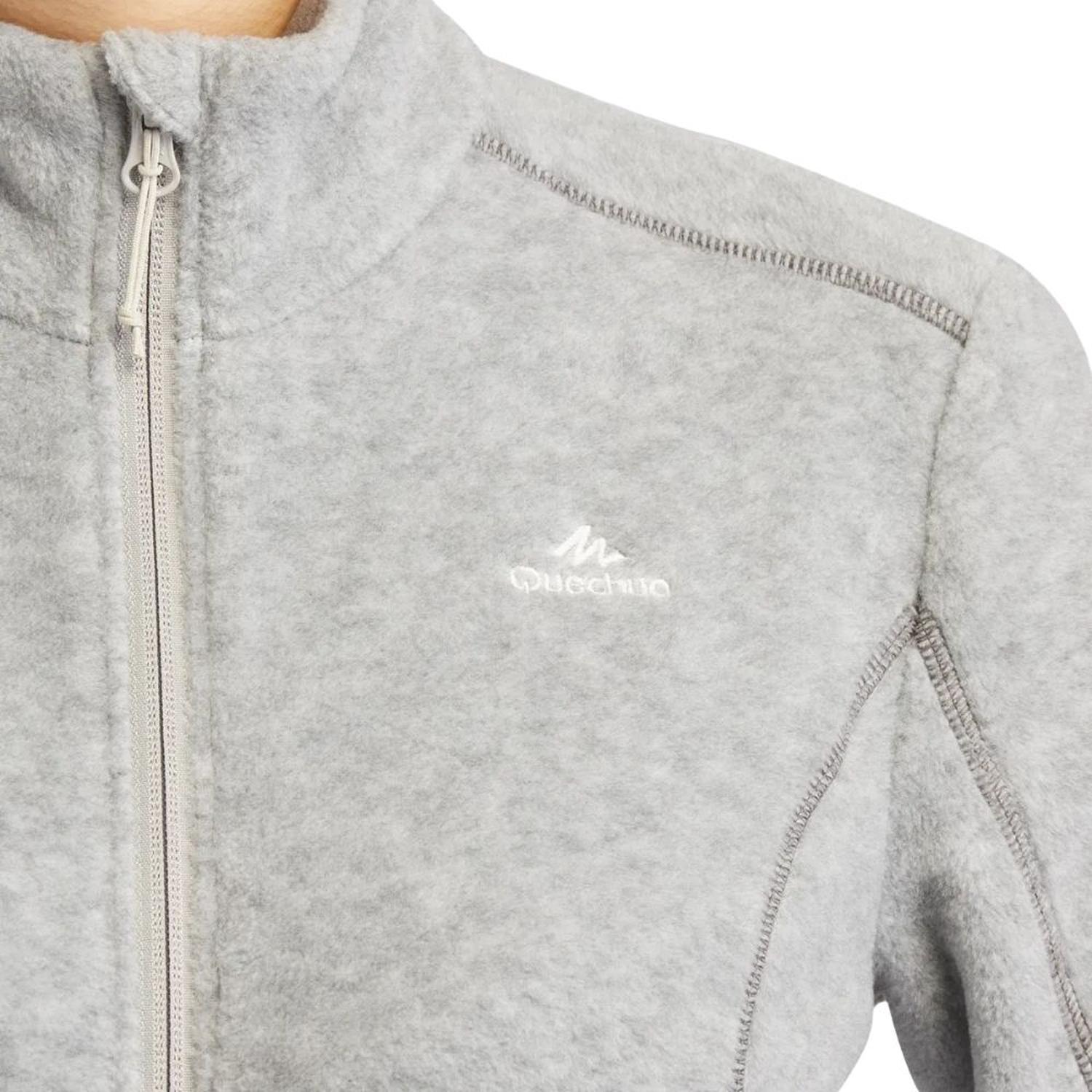 CASACA MUJER POLAR QUECHUA MH120 - GRIS - 3