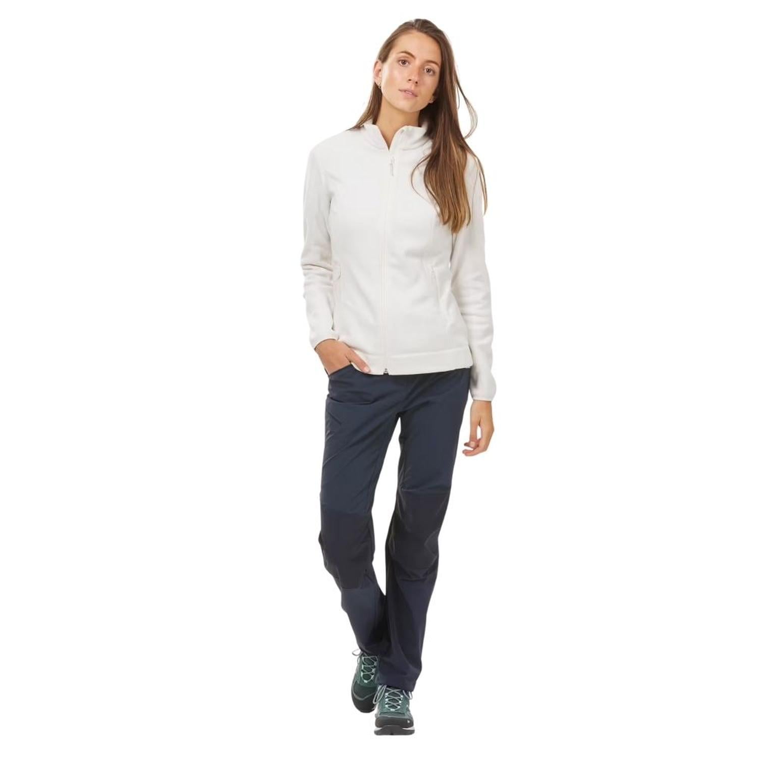 CASACA MUJER POLAR QUECHUA MH120 - BLANCO - 2