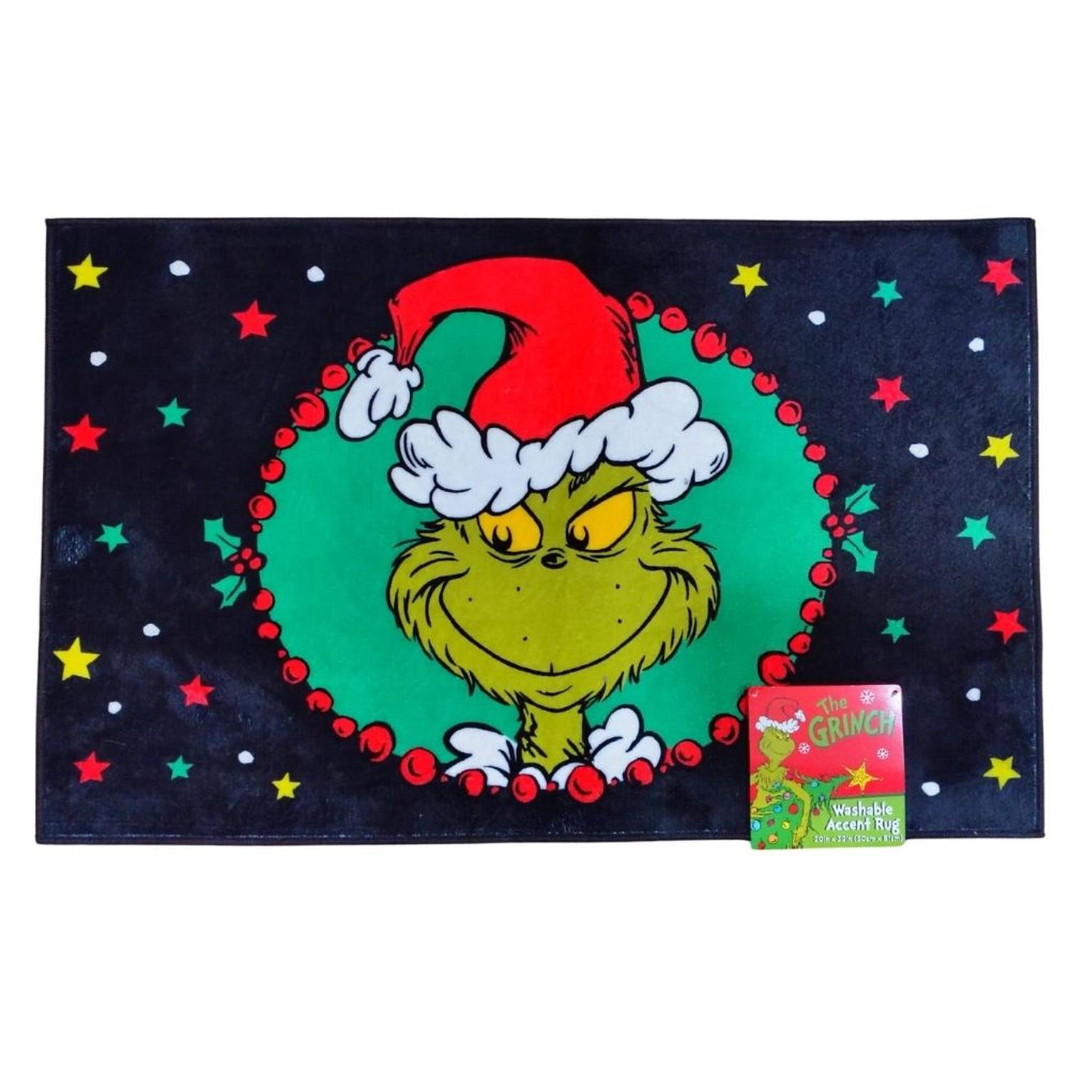 TAPETE O ALFOMBRA NAVIDEÑA THE GRINCH 50X81CM - 1