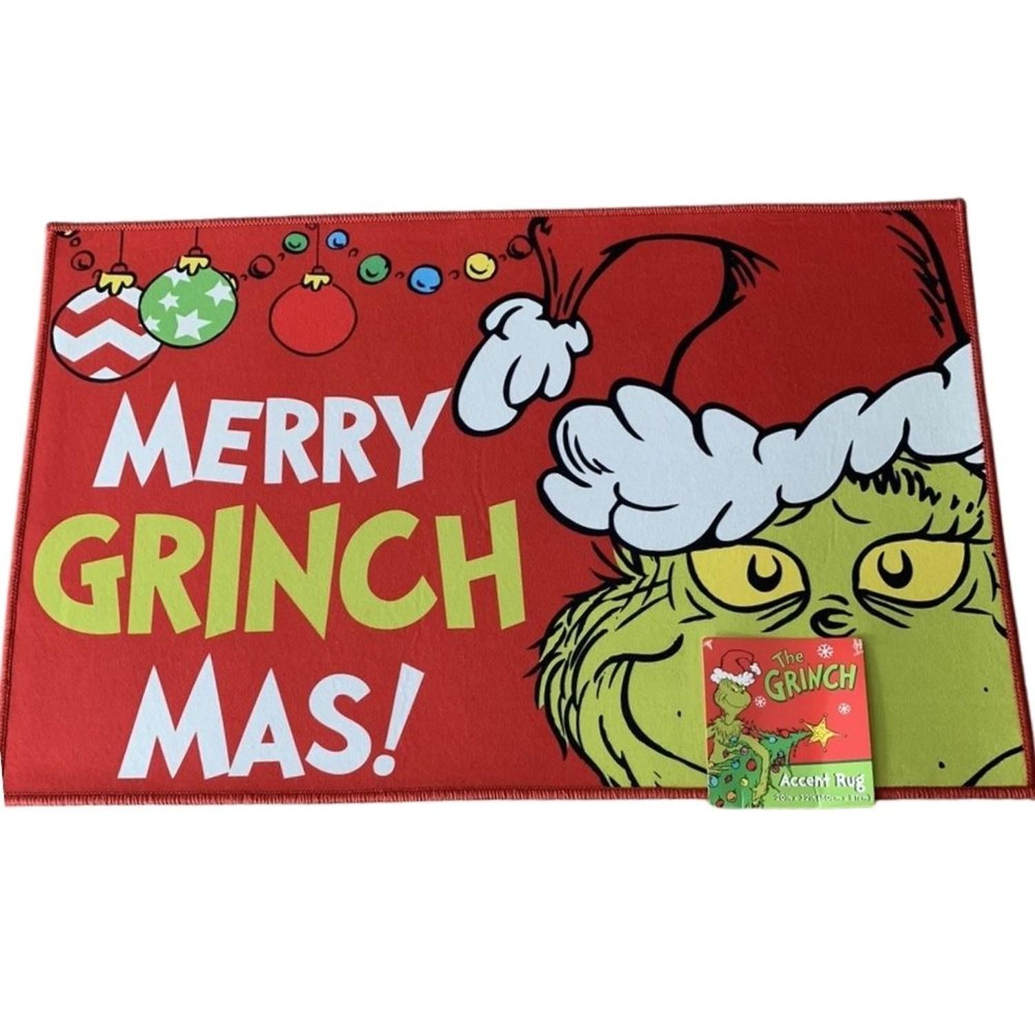 TAPETE O ALFOMBRA NAVIDEÑA THE GRINCH 50X81CM - 1