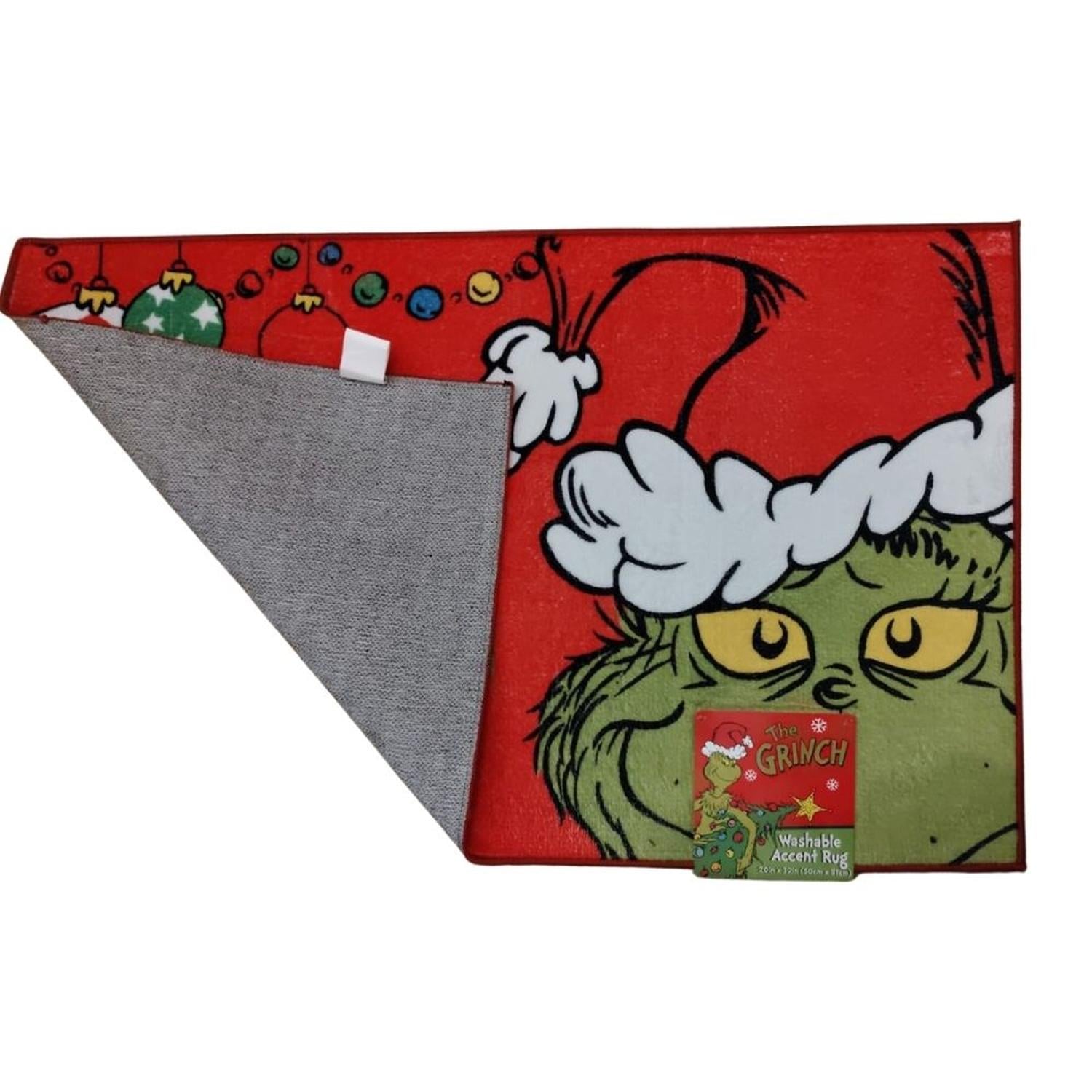 TAPETE O ALFOMBRA NAVIDEÑA THE GRINCH 50X81CM - 3