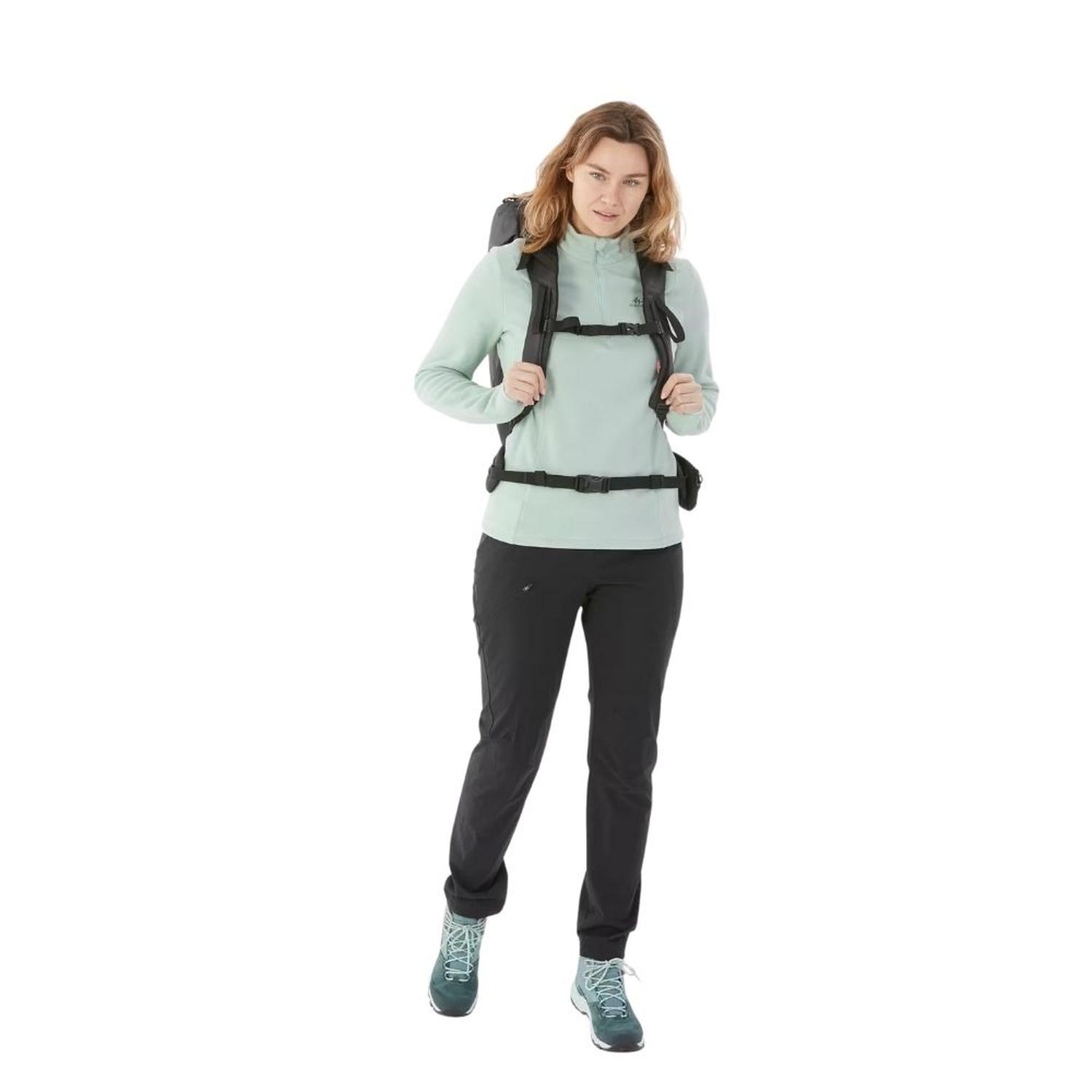 POLAR SENDERISMO MUJER QUECHUA MH100 - VERDE - 2