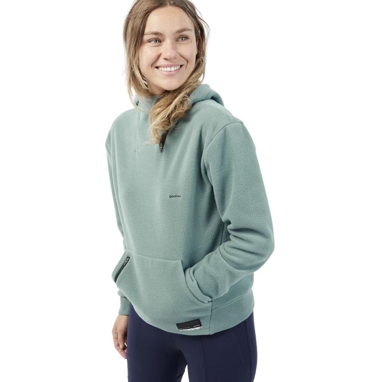 POLERA MUJER QUECHUA MH100 - VERDE - 4