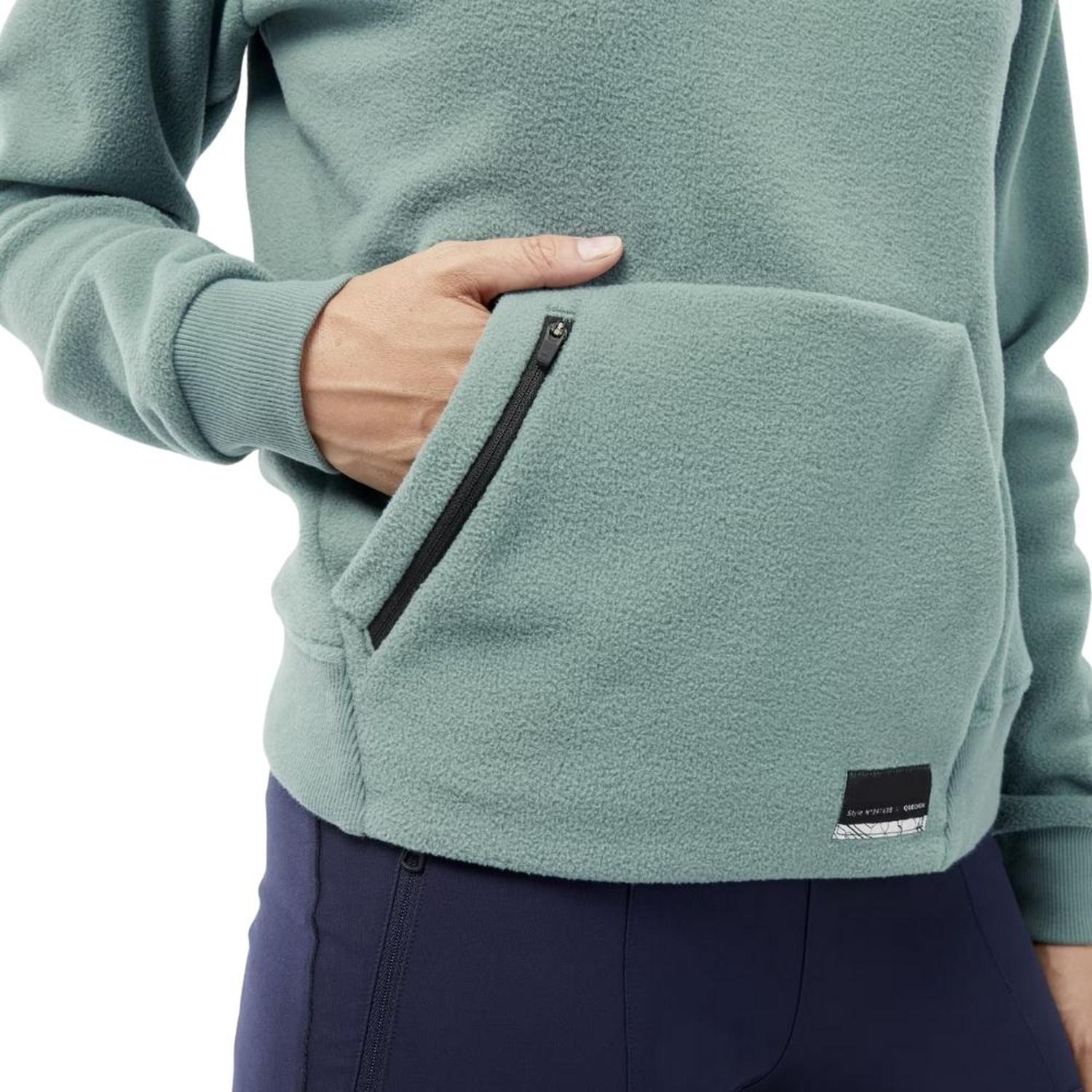POLERA MUJER QUECHUA MH100 - VERDE - 5
