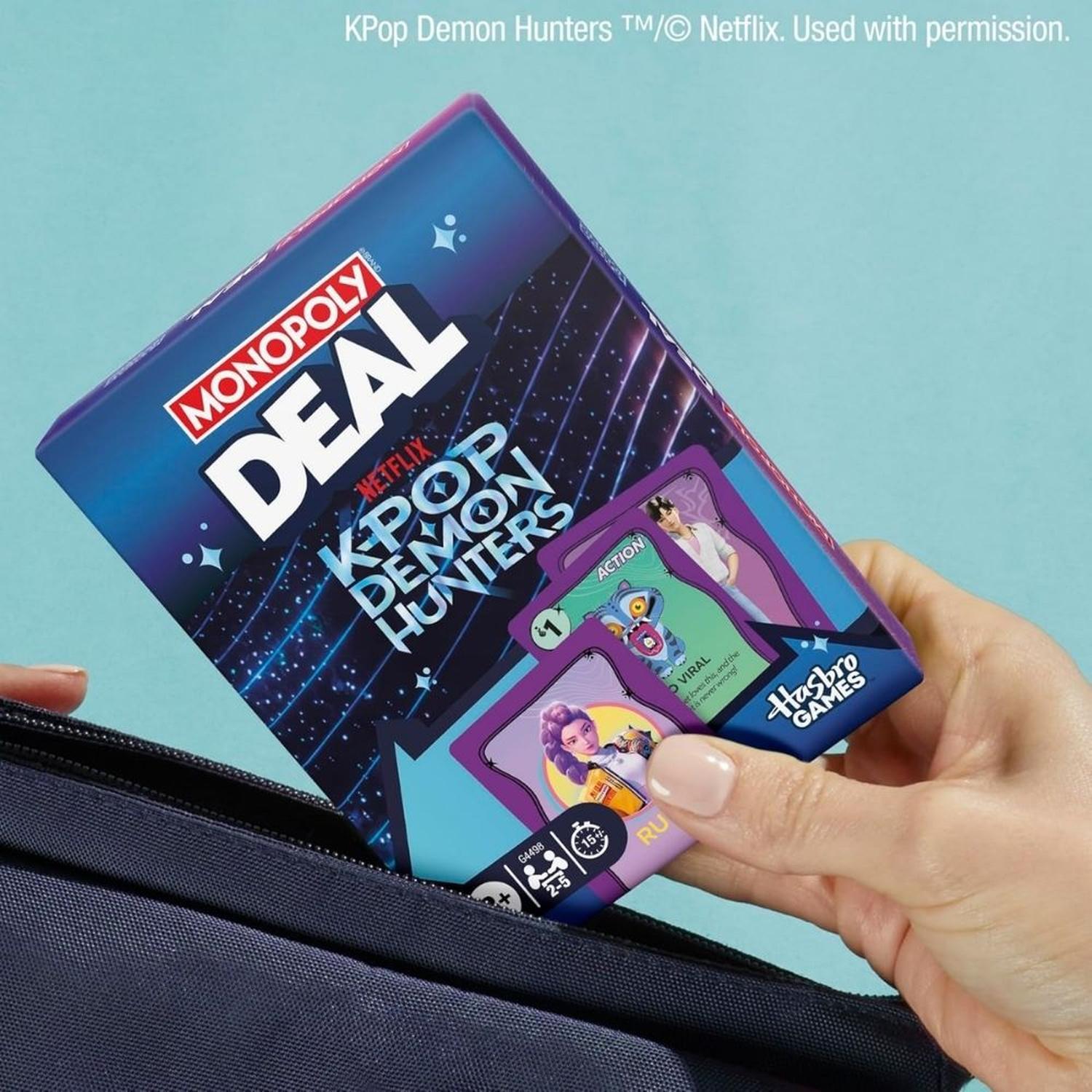 JUEGO DE CARTAS MONOPOLIO DEALS K-POP DEMON HUNTER - INGLES - 7