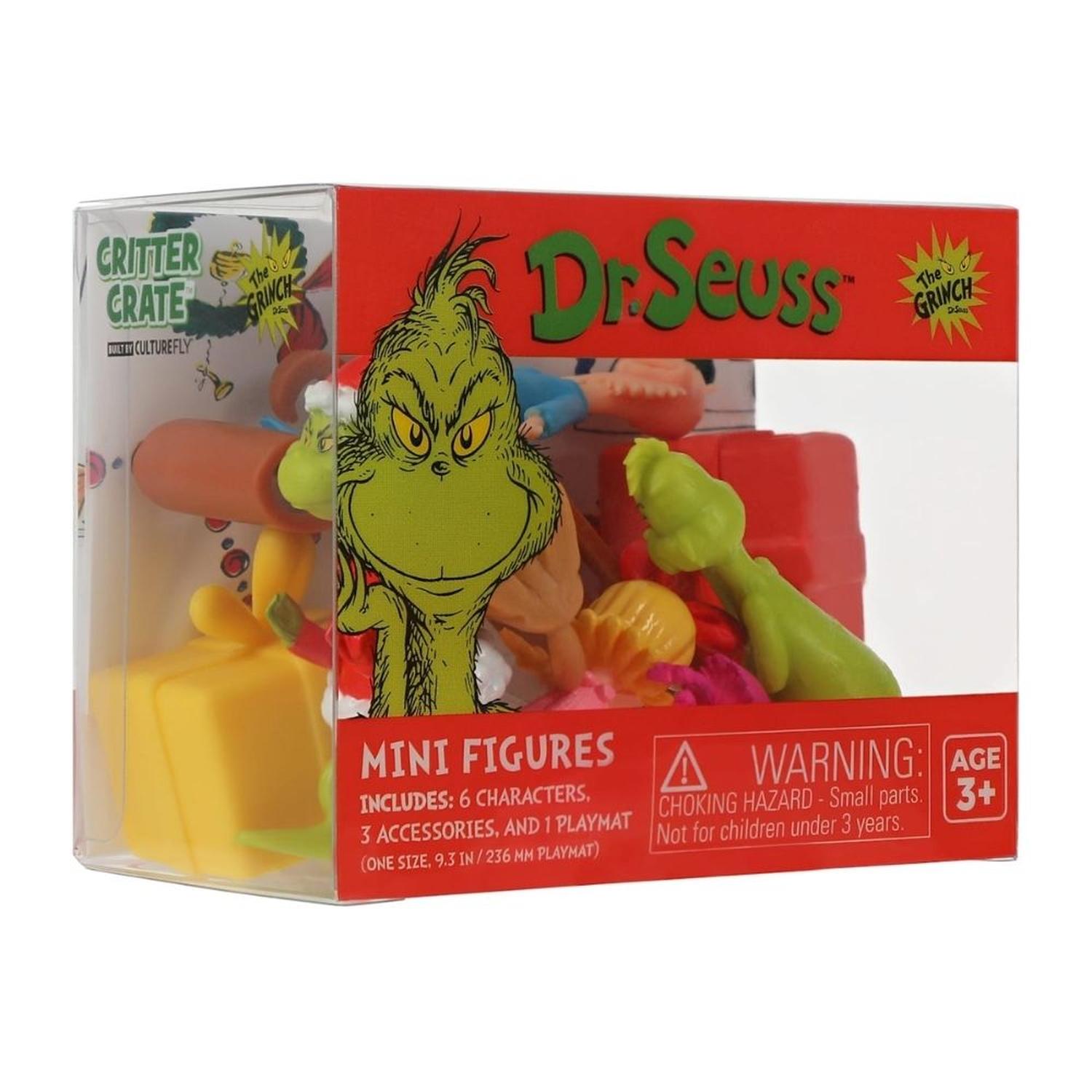 SET MINI FIGURAS THE GRINCH 6 PERSONAJES 2 ACCESORIOS 1 PLAYMAT - 2