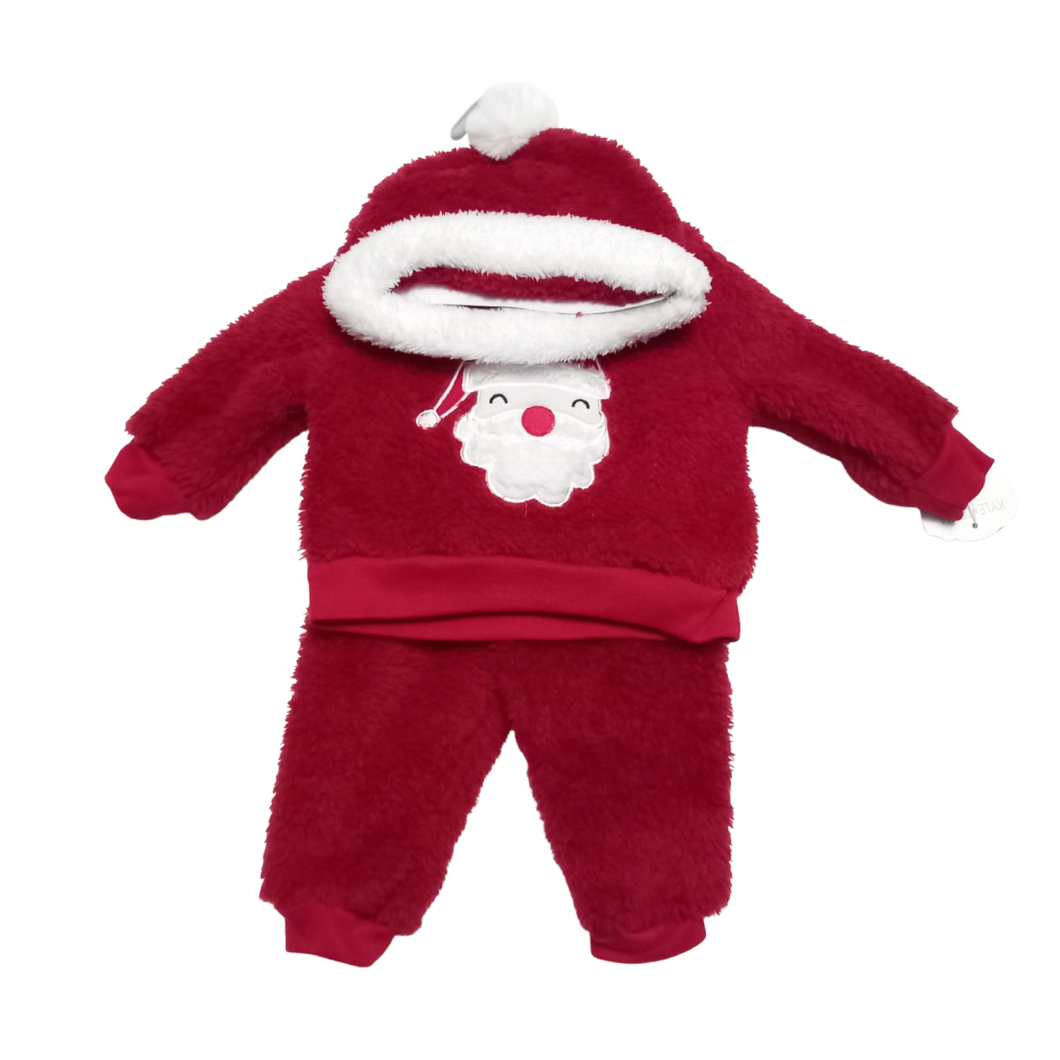 CONJUNTO POLERA, BUZO Y GORRO SANTA CLAUS - PAPA NOEL - 1